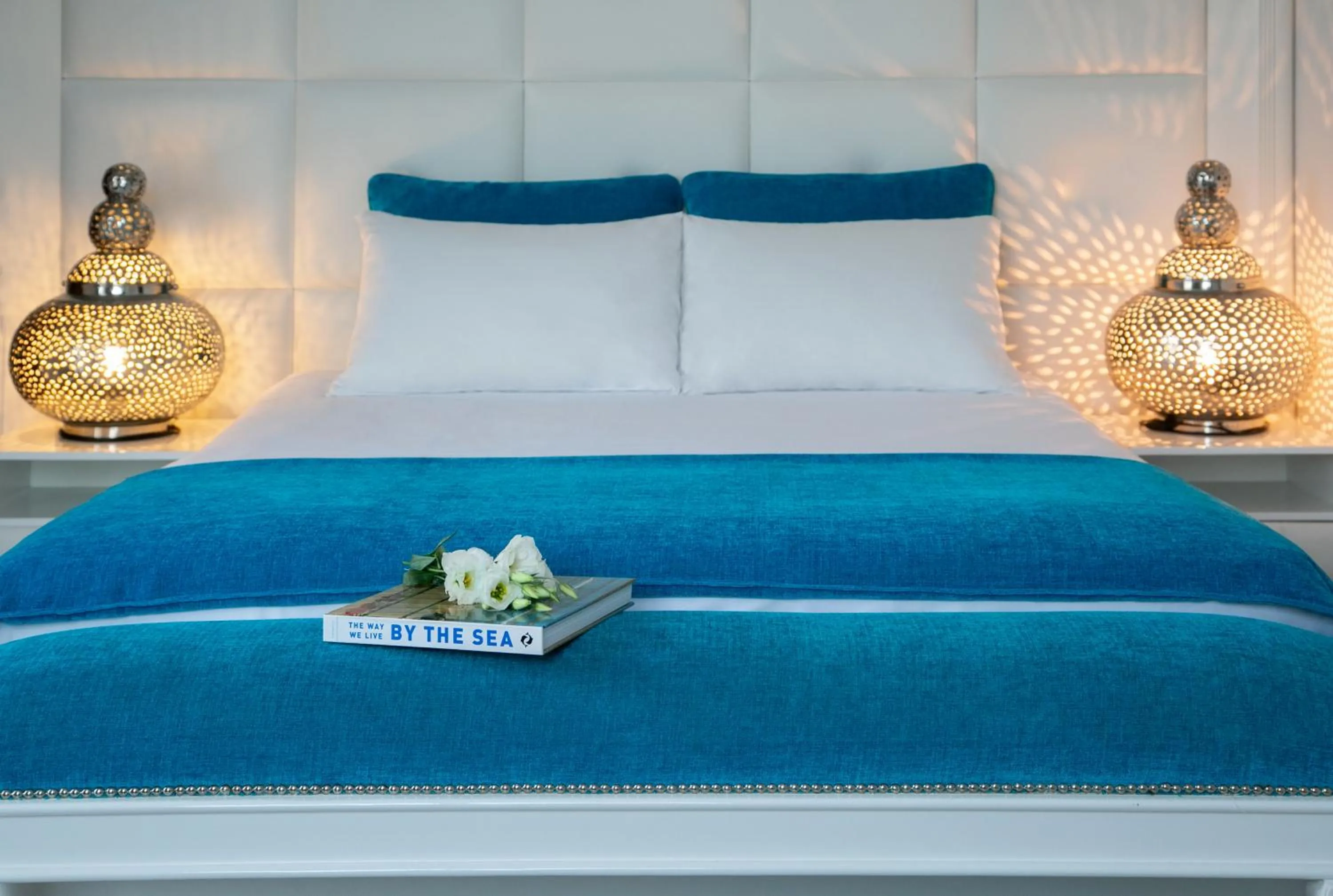 Bed in Althea Kalamies Luxury Villas