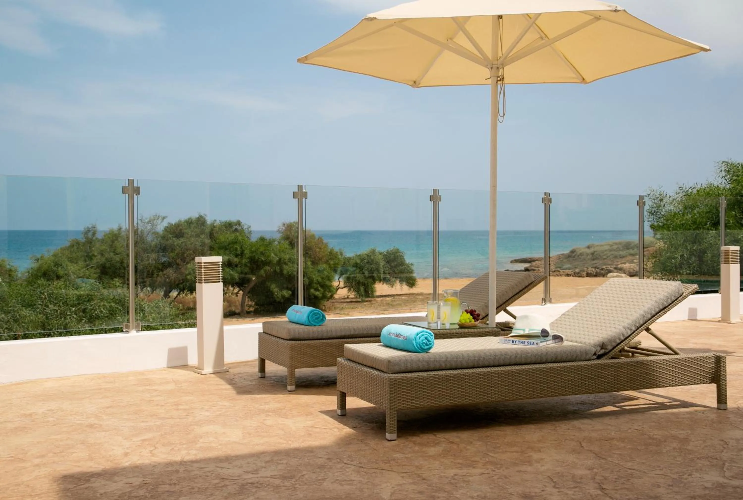 Patio in Althea Kalamies Luxury Villas