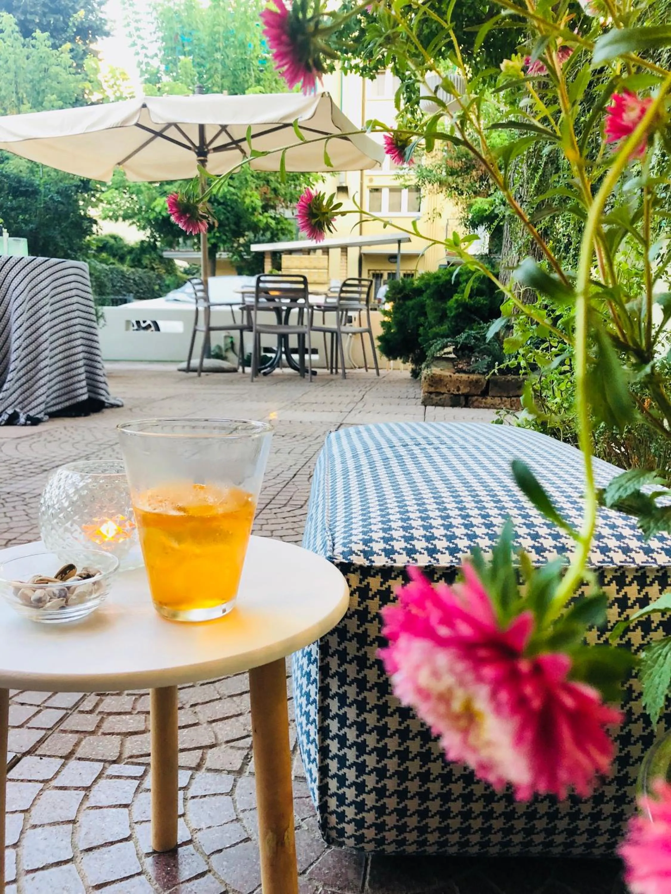Patio in Hotel Aplo - Breakfast Experience