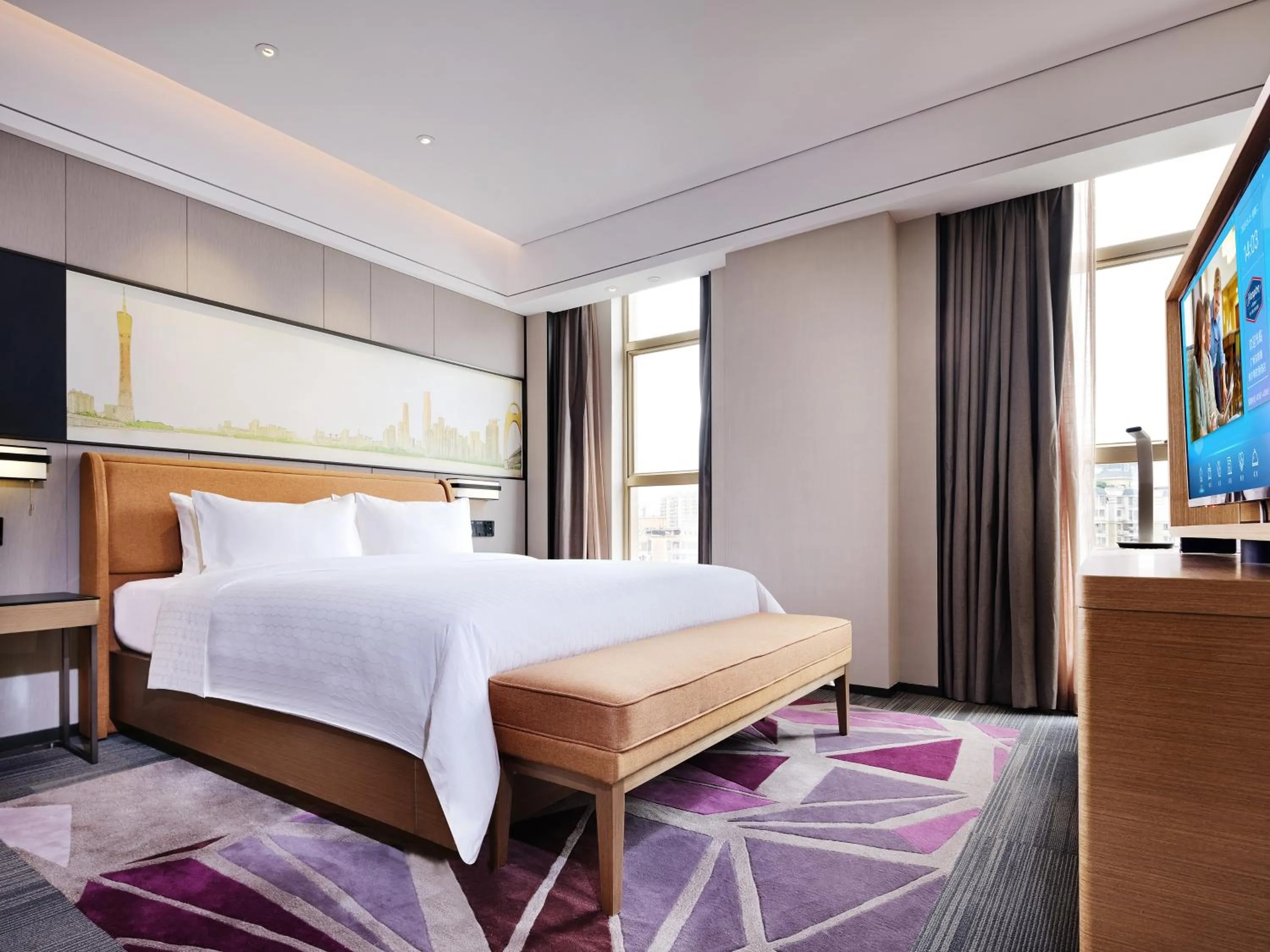 Bed in Hampton by Hilton Guangzhou Dongxiaonan