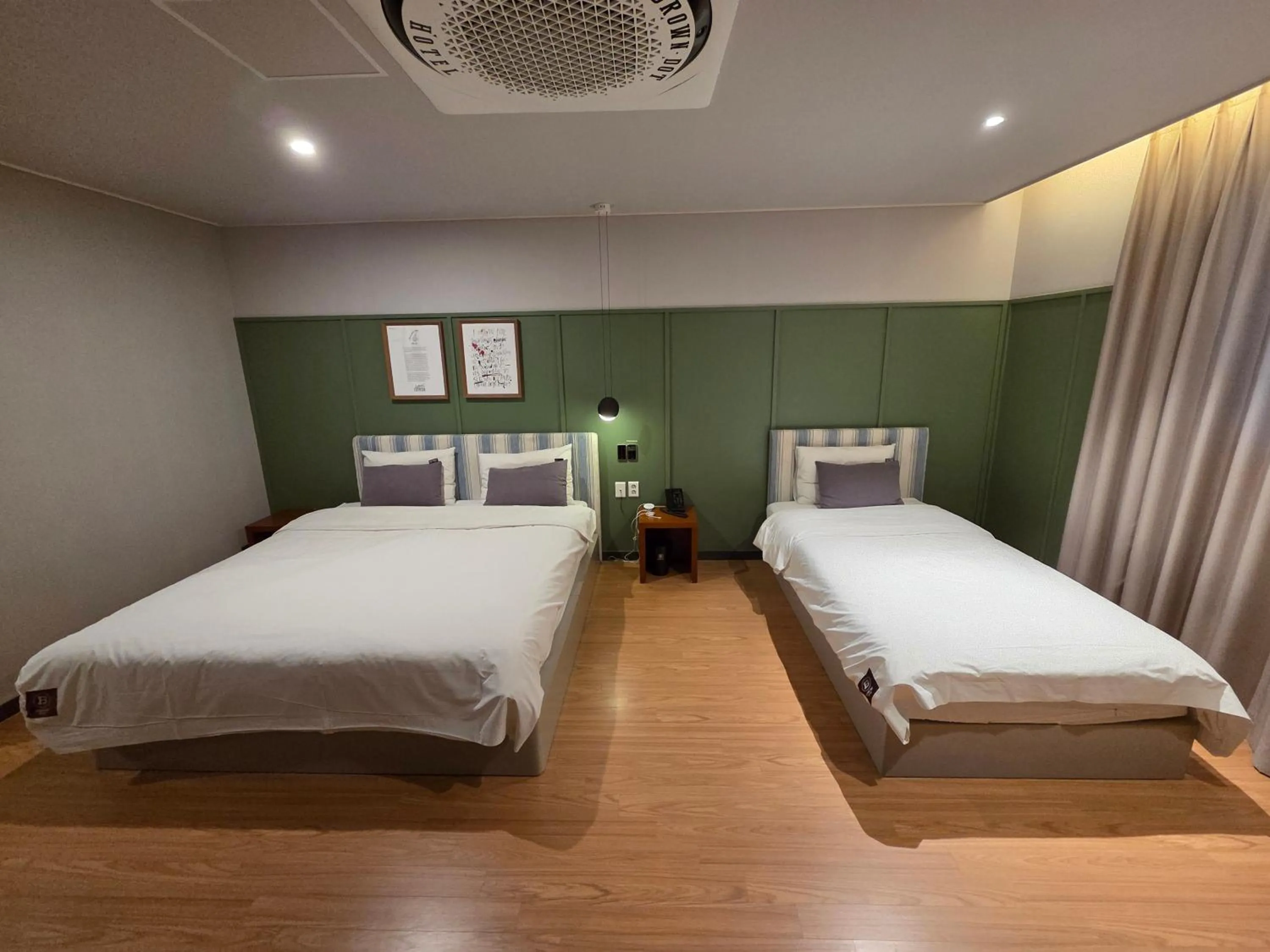 Bed in Brown Dot Hotel Gyeongju