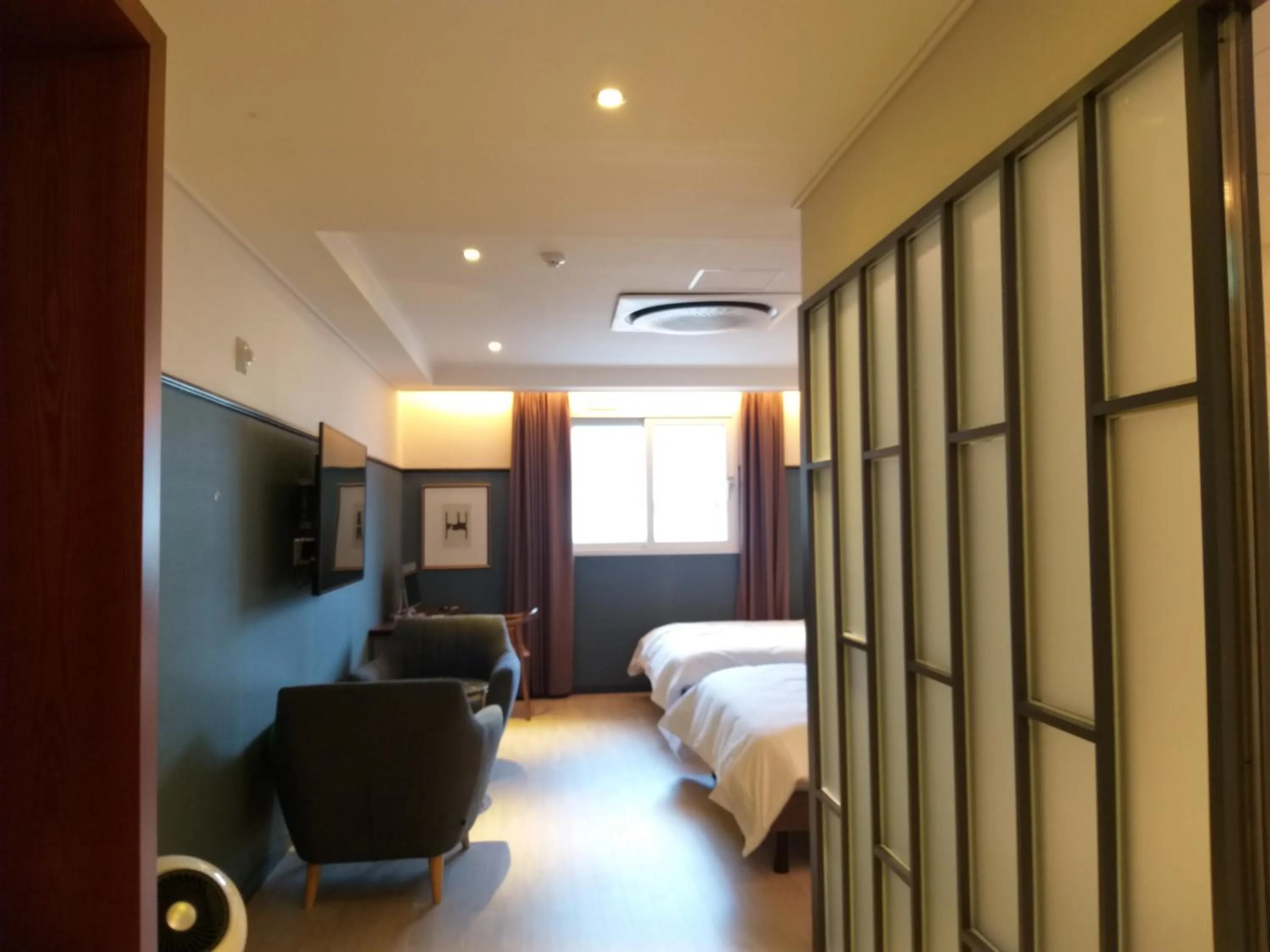 Bed in Brown Dot Hotel Gyeongju