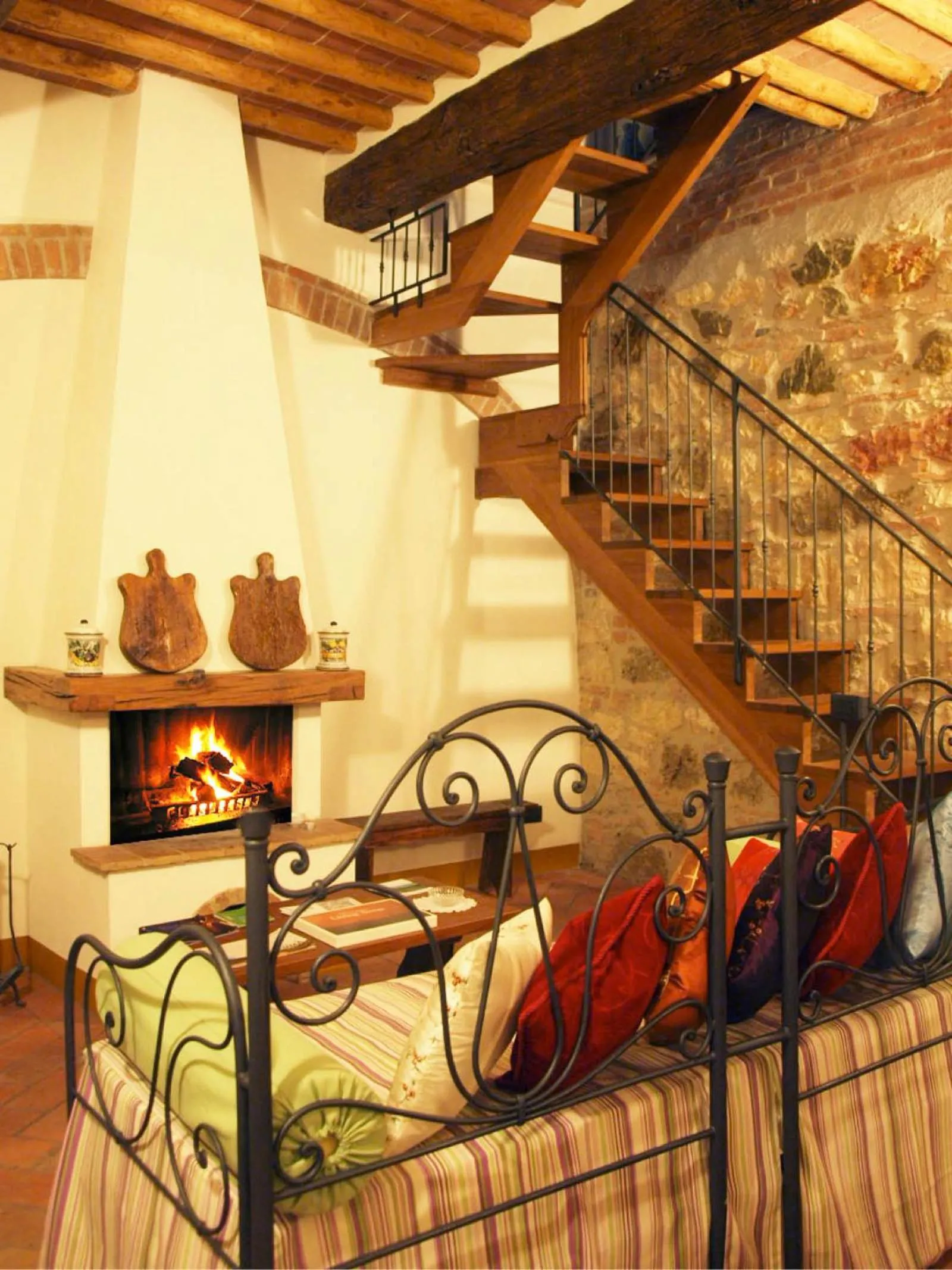 Living room in La Fornace di San Galgano