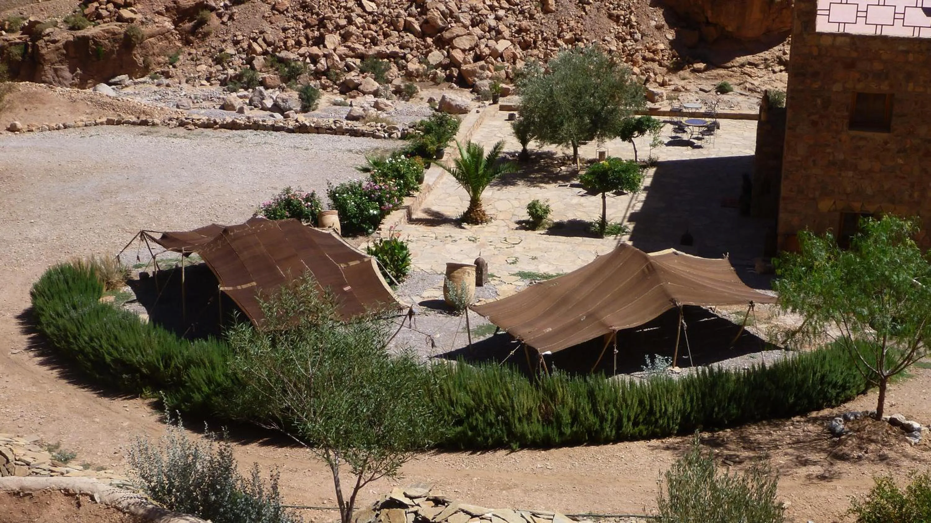 Garden in Auberge Le Festival Todra Gorge