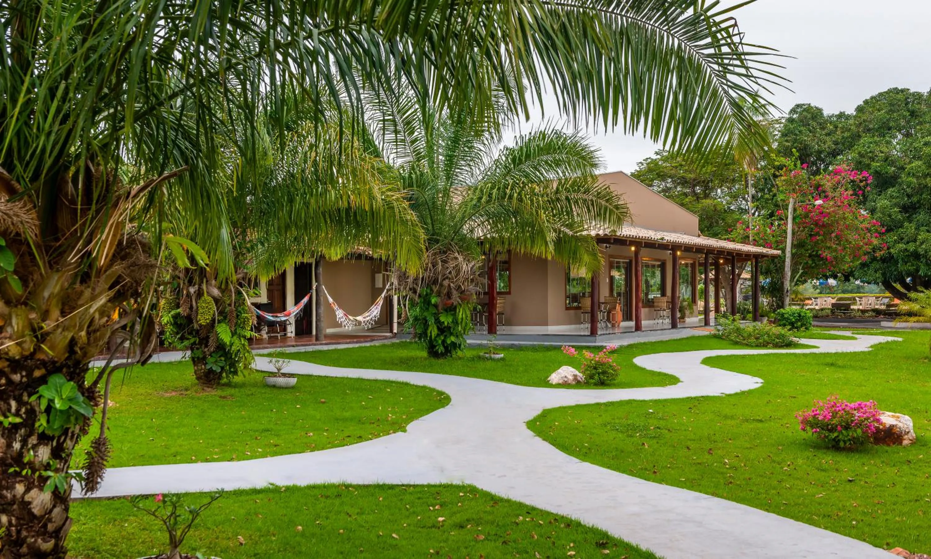 Garden in Pousada Piuval