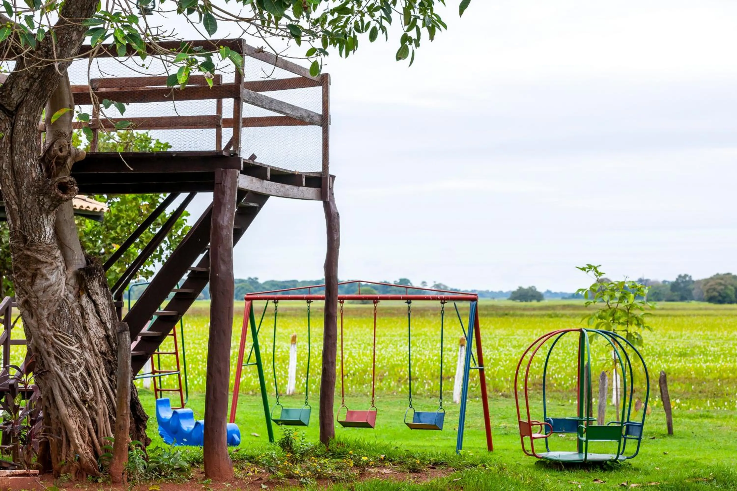 Children play ground in Pousada Piuval