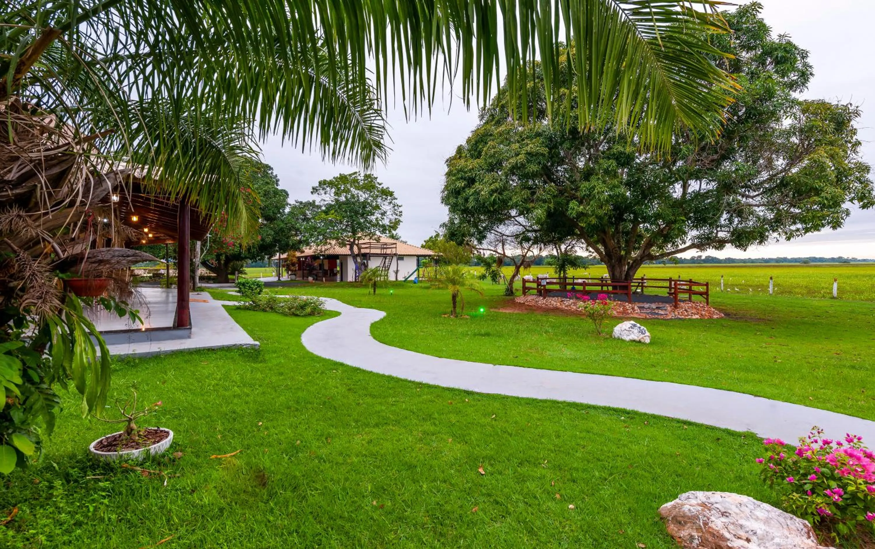 Garden in Pousada Piuval