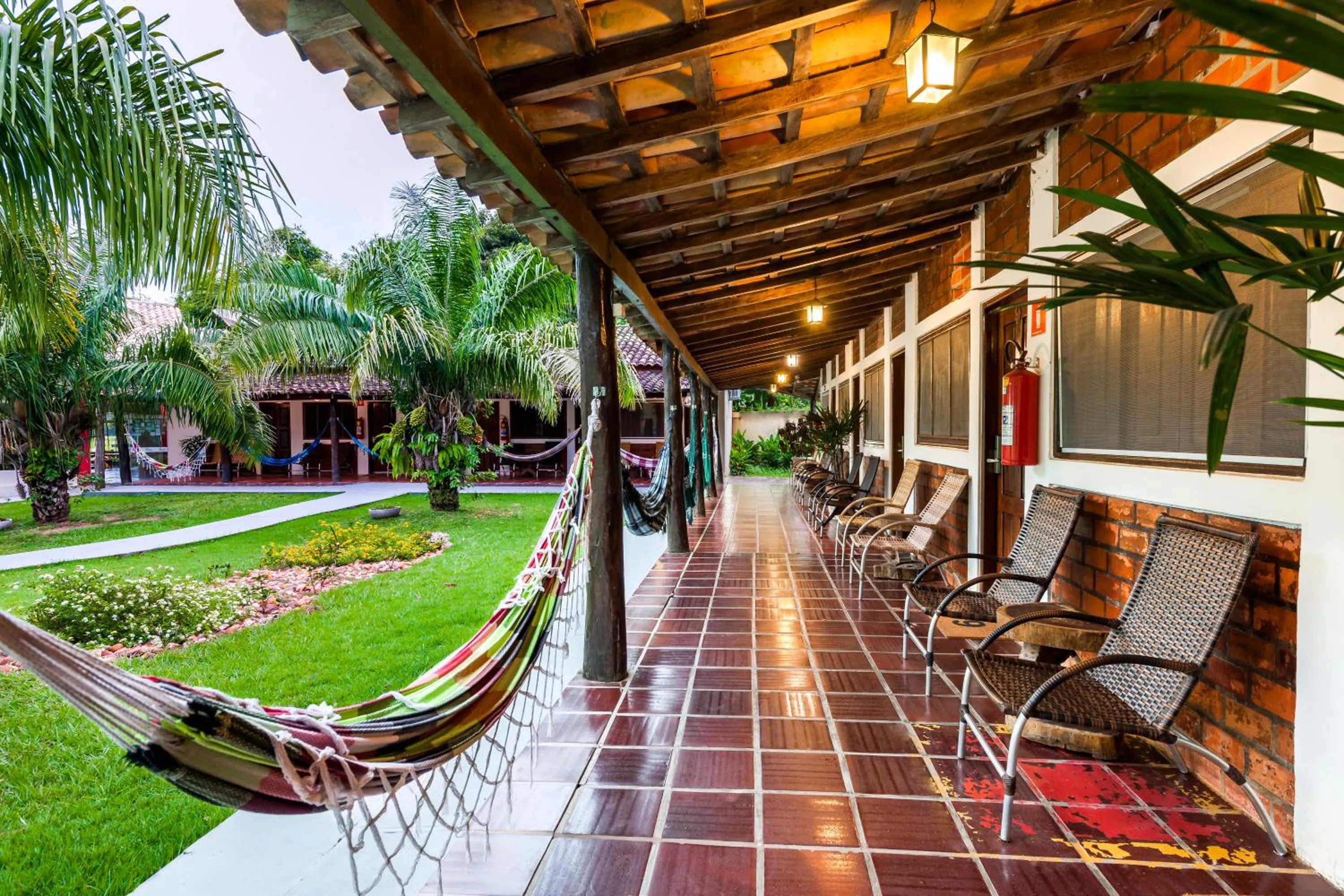 Patio in Pousada Piuval