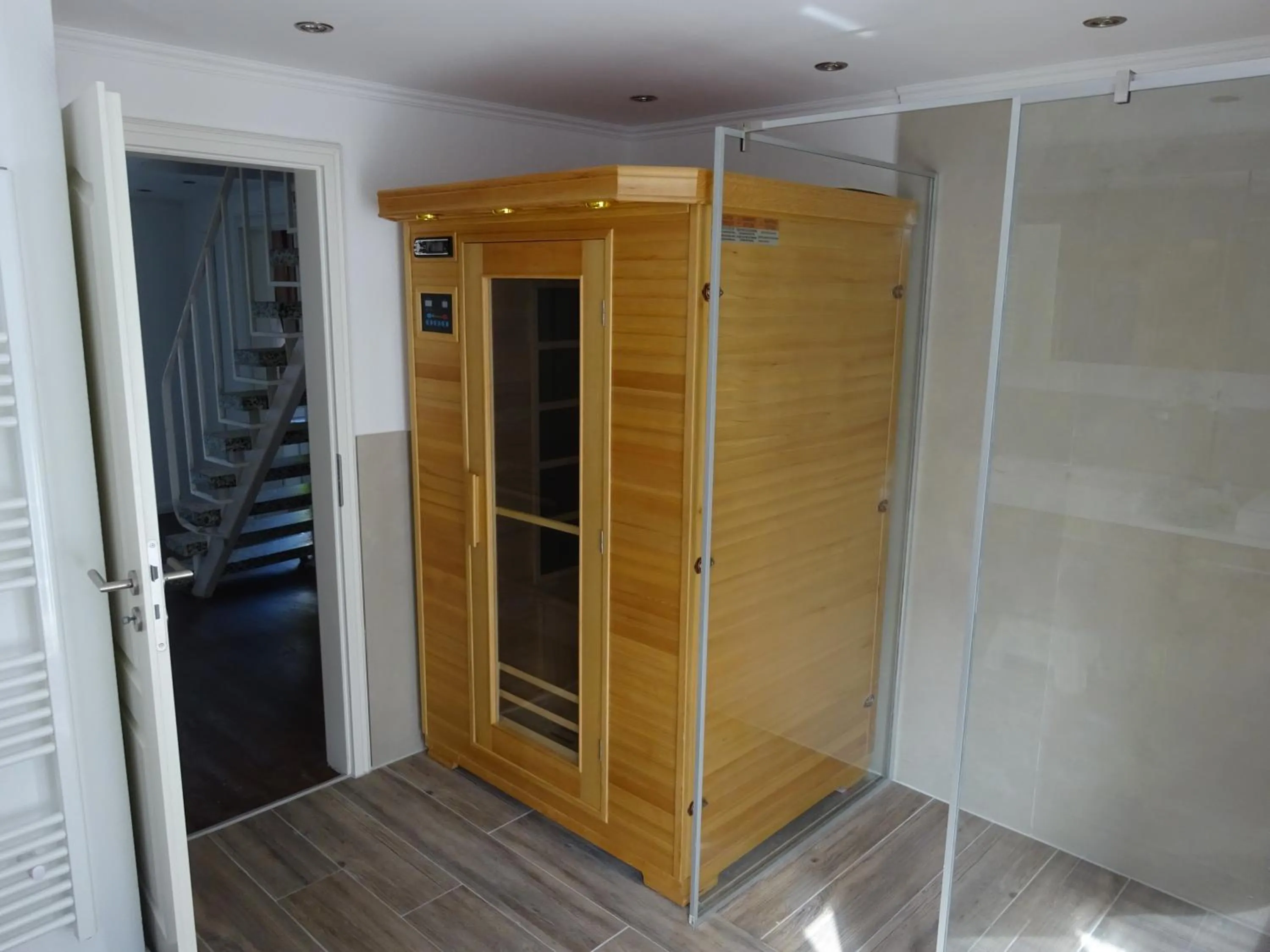 Sauna in Ferienhaus Strandoase