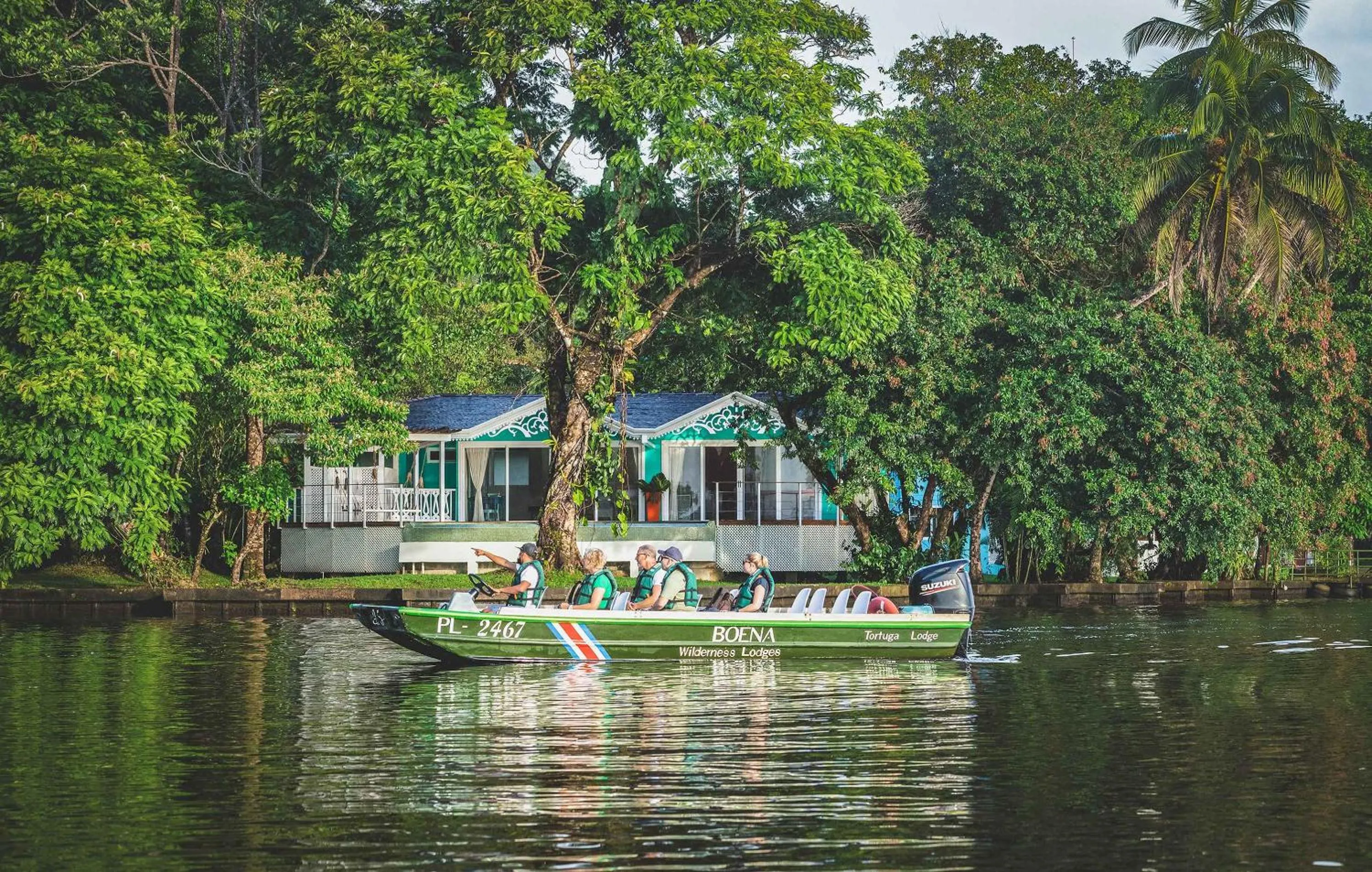 Natural landscape in Tortuga Lodge