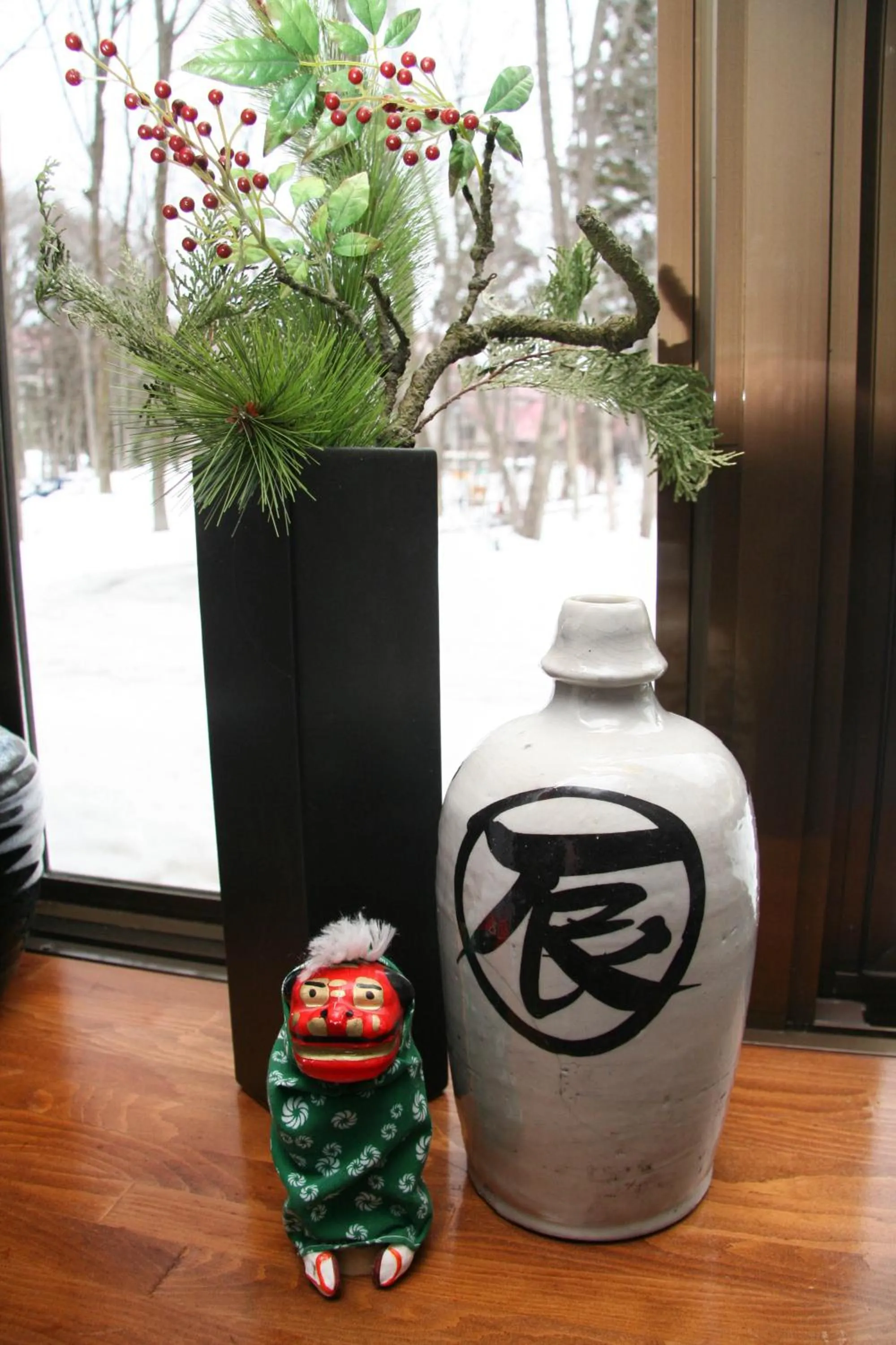 Decorative detail in Morino Lodge - Hakuba