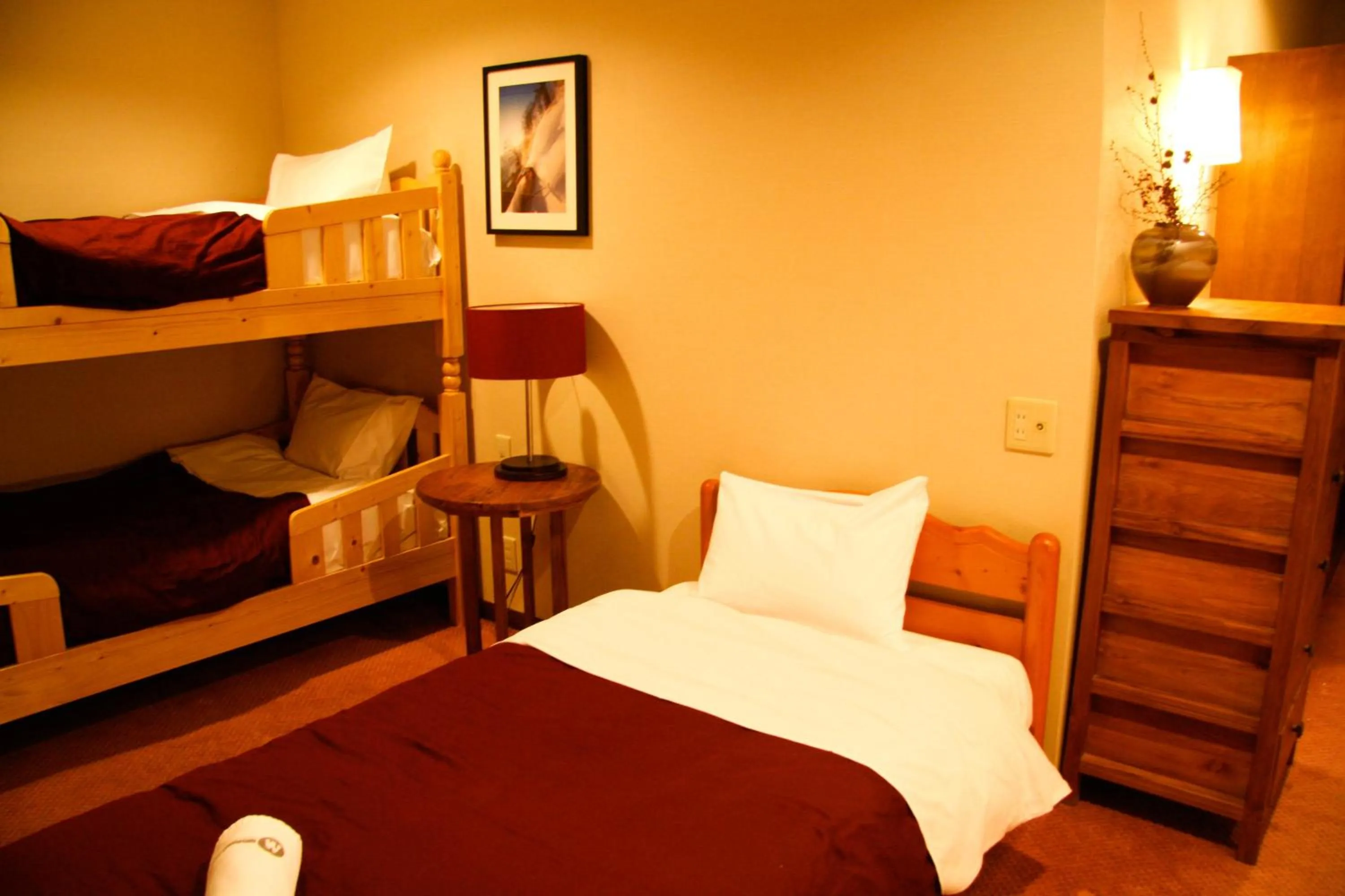 Bed in Morino Lodge - Hakuba