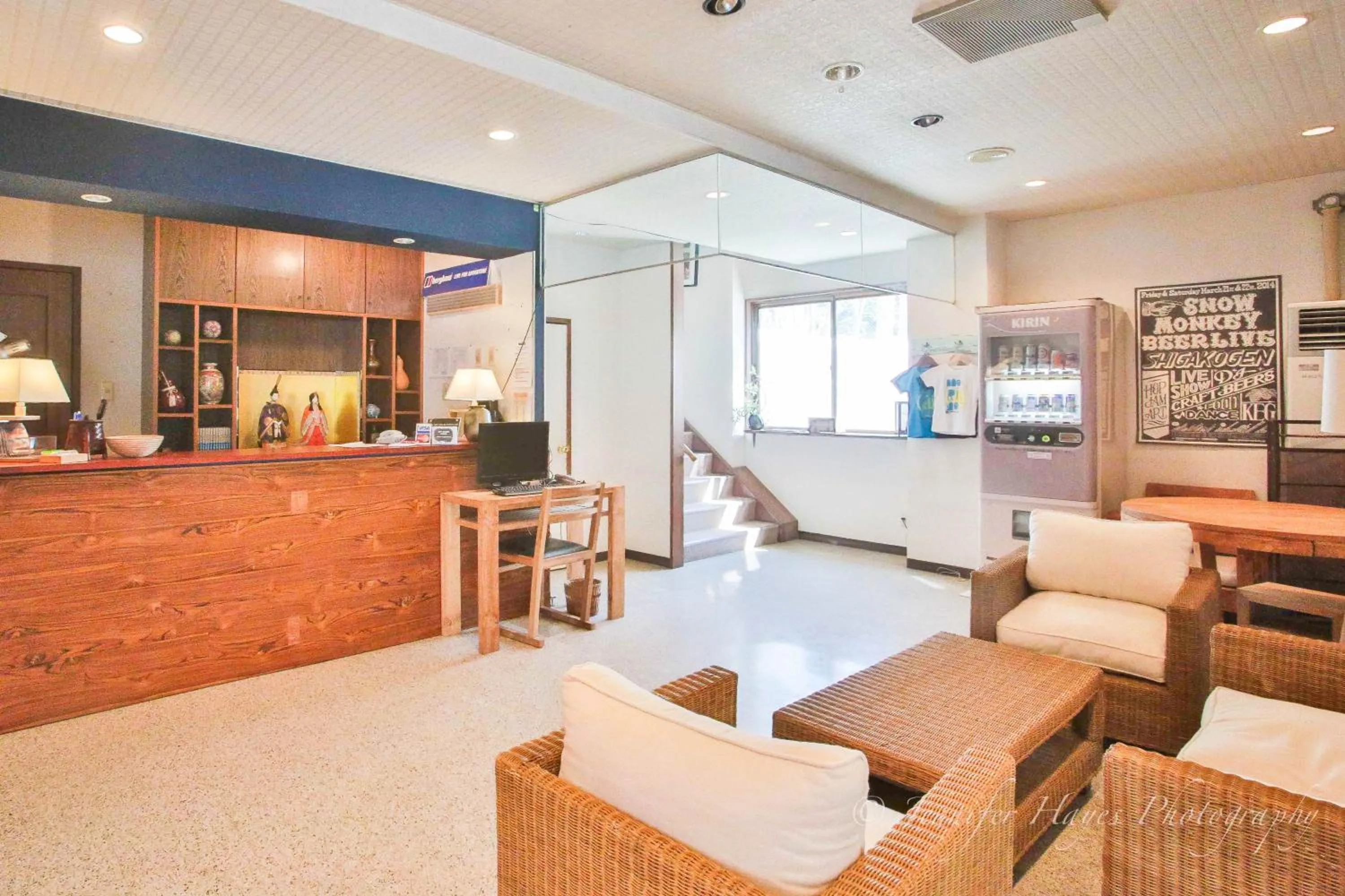 Lobby or reception in Morino Lodge - Hakuba