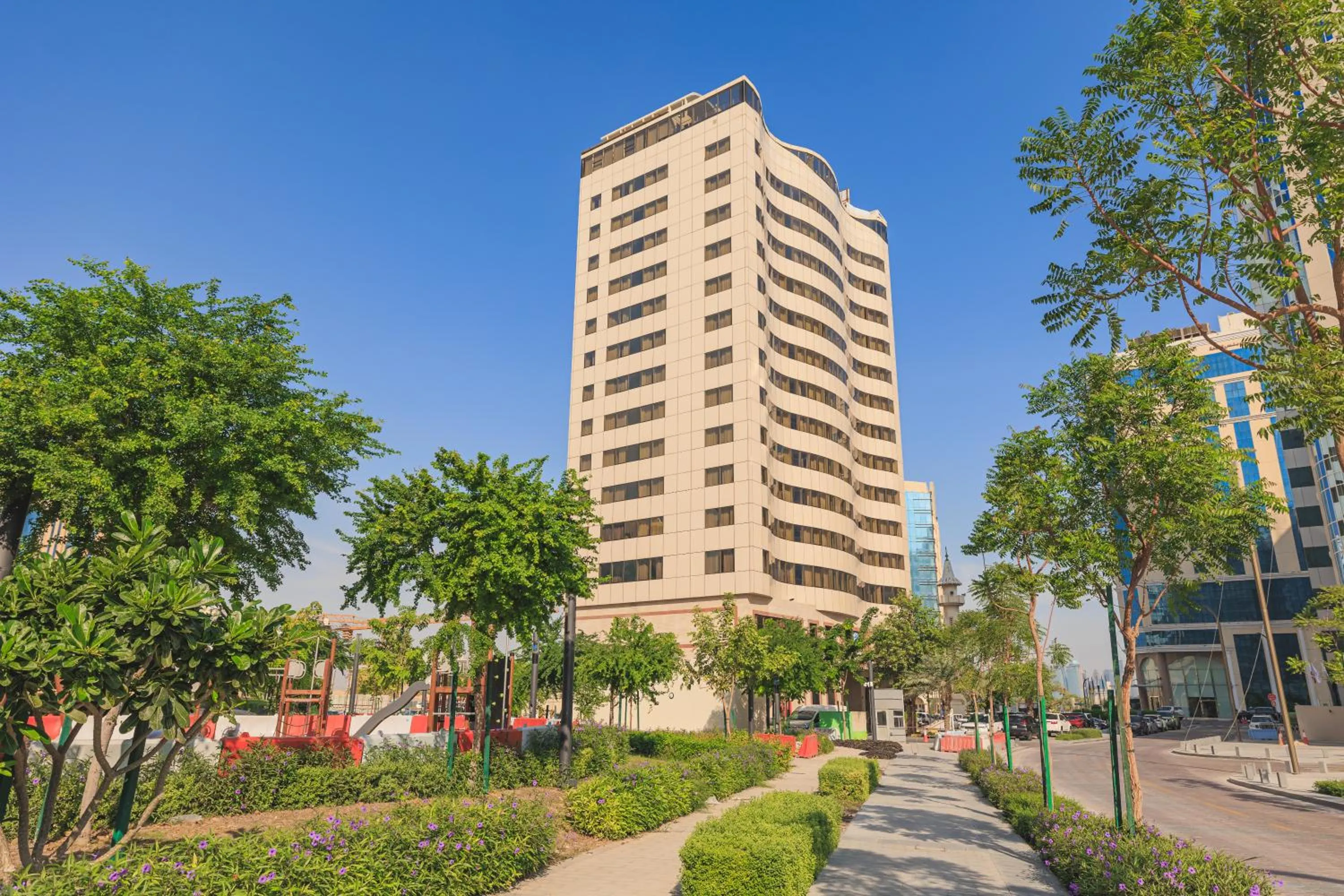 Property building in The Royal Riviera Hotel Doha