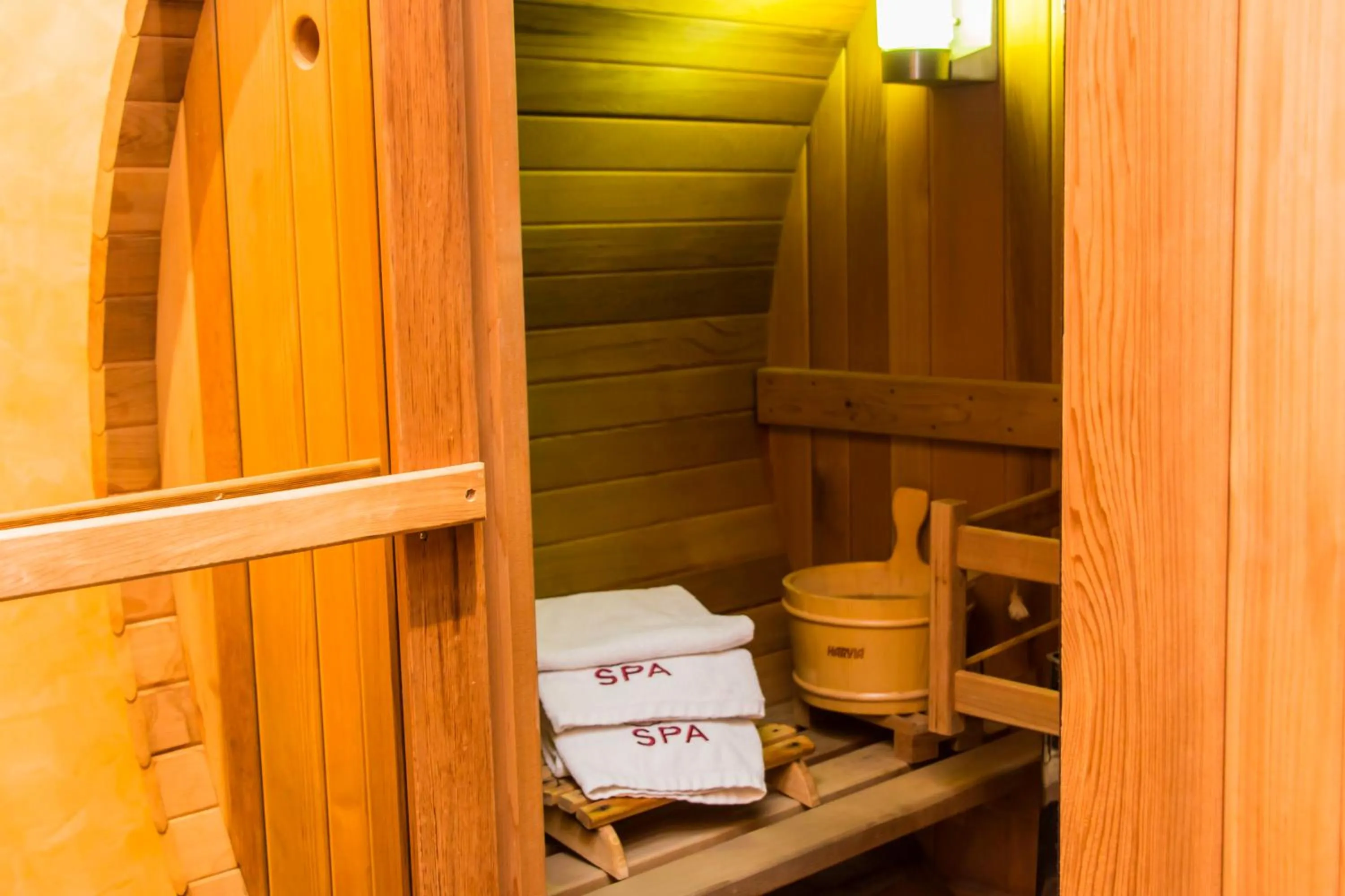 Sauna in The Royal Riviera Hotel Doha
