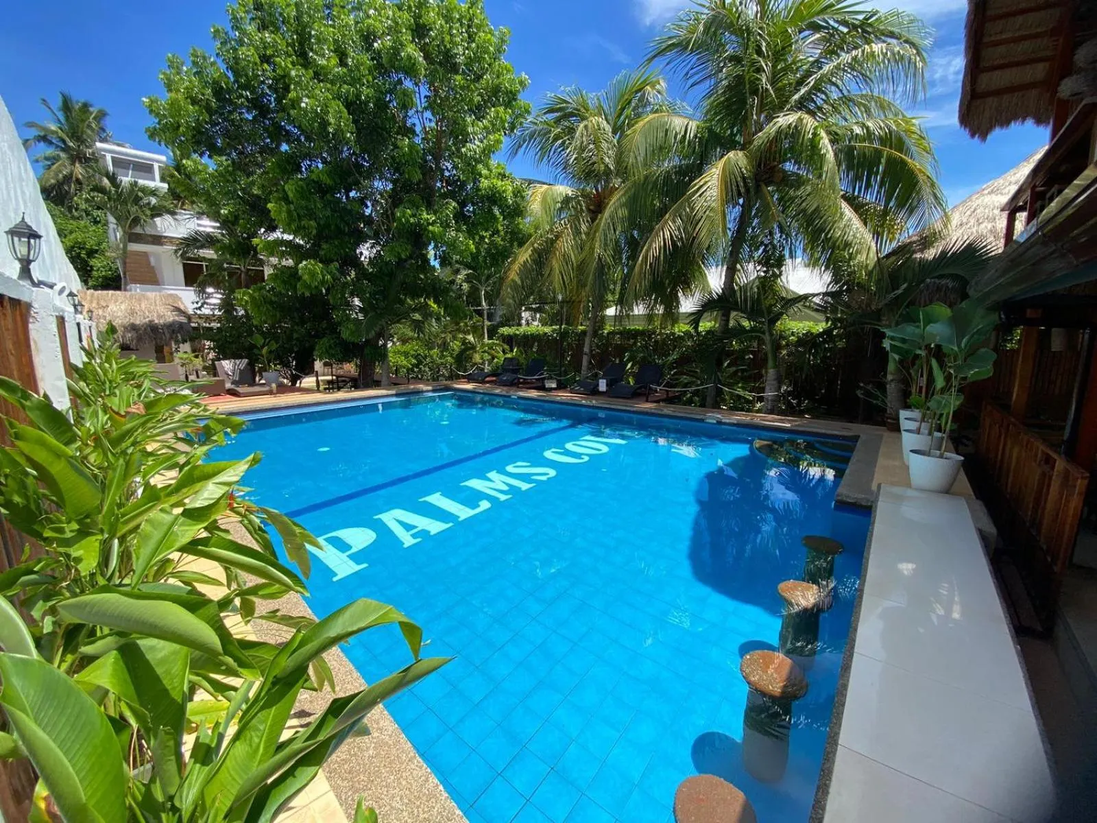 Pool view in Palms Cove Resort