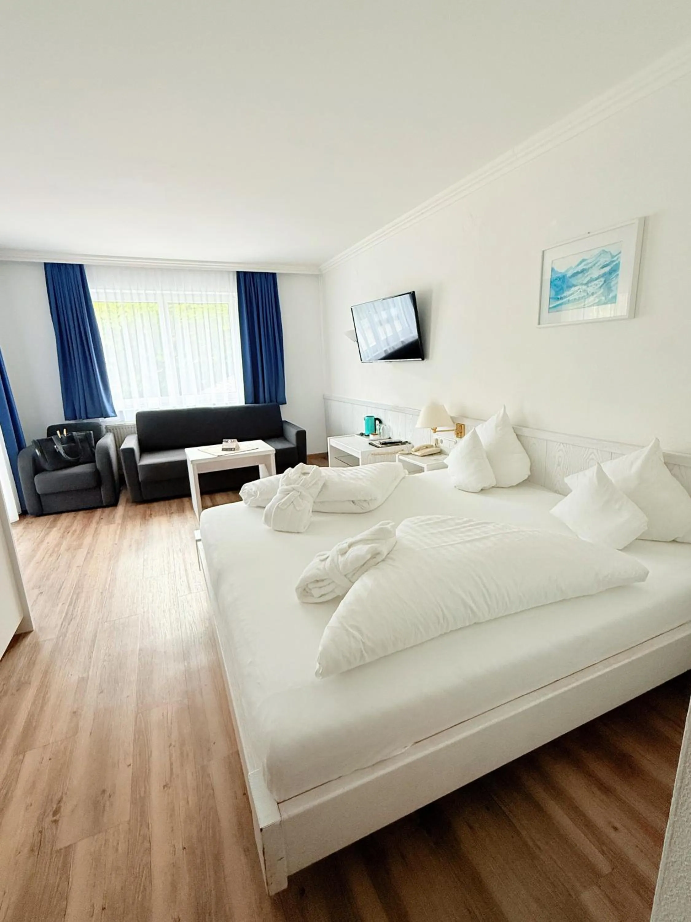 Bed in Hotel Achentalerhof