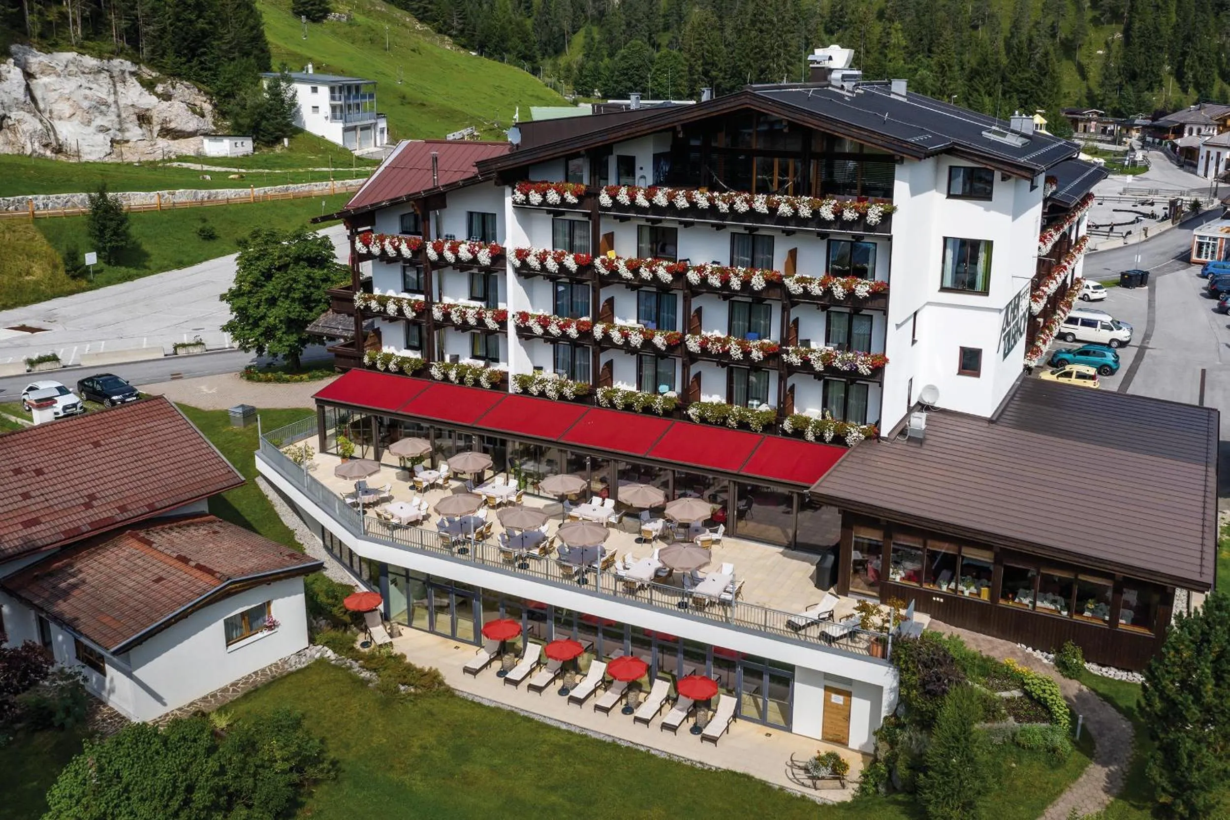 Bird's eye view in Hotel Achentalerhof