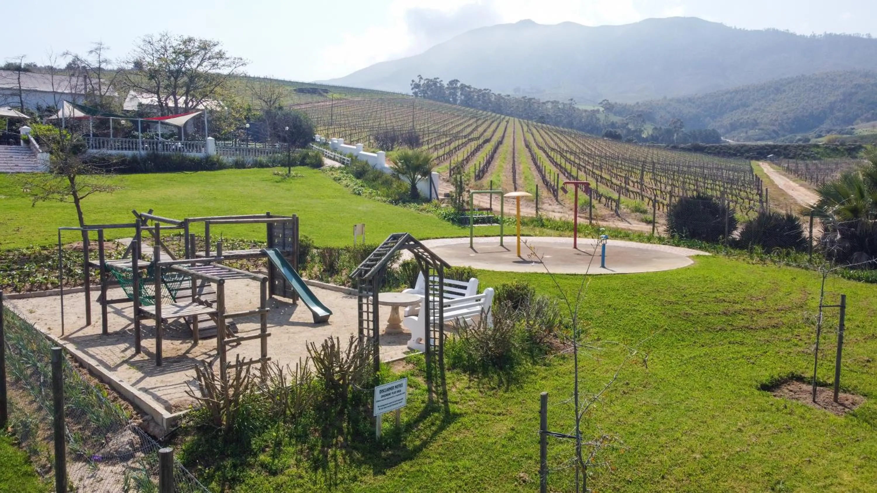 Children play ground in Val Du Charron Wine & Leisure Estate