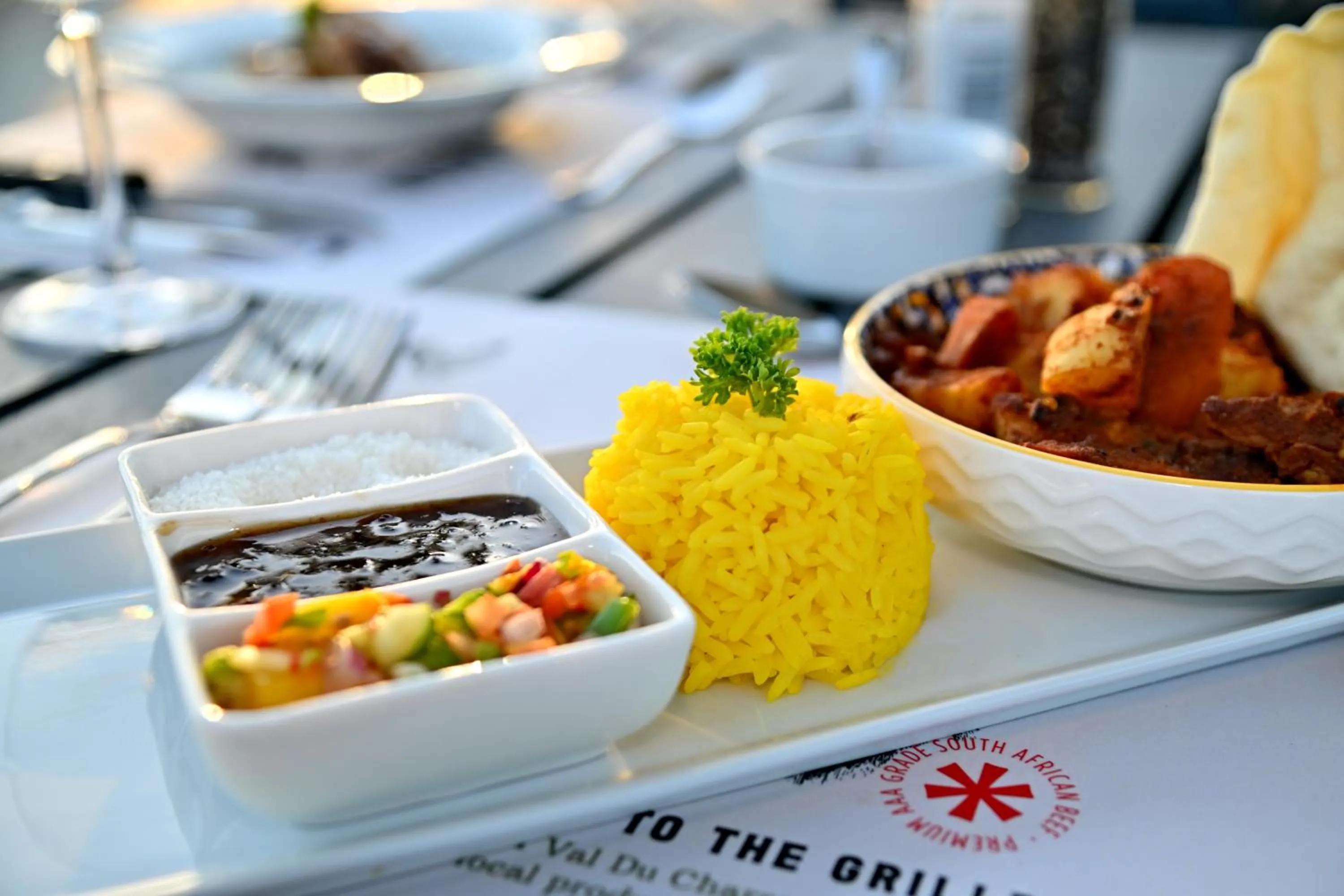 Food and drinks in Val Du Charron Wine & Leisure Estate