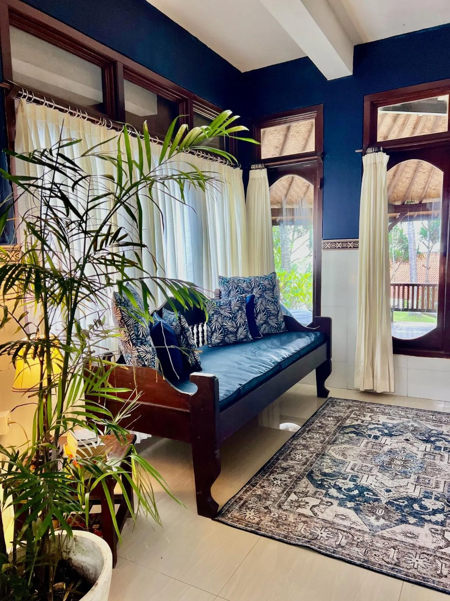 Living room in The Palms - Seraya Shores Retreat Bali