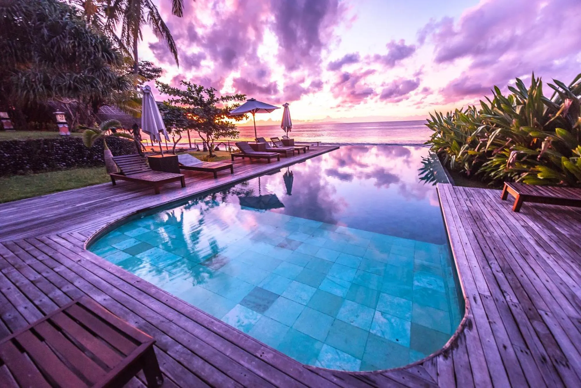 Swimming pool in Seraya Shores Bali
