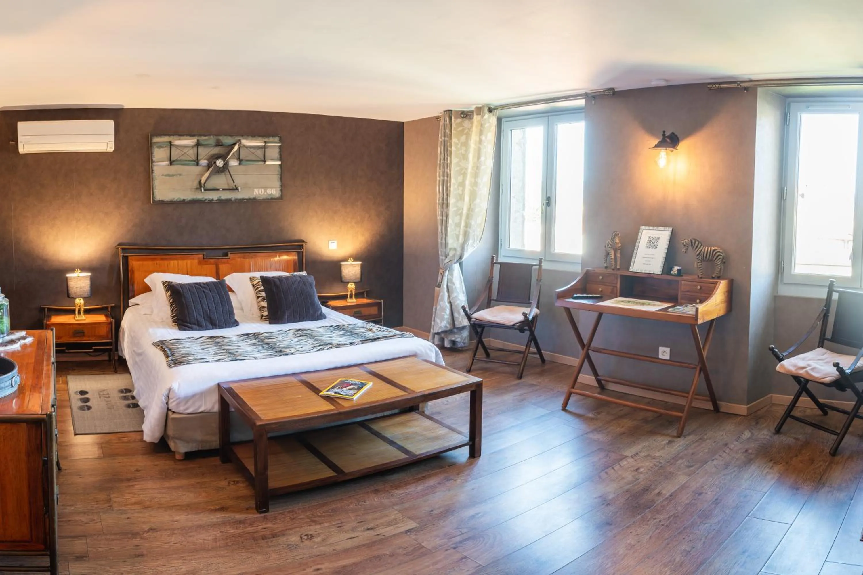 Bed in Maison d'hôtes "Les Jardins de Mazamet"