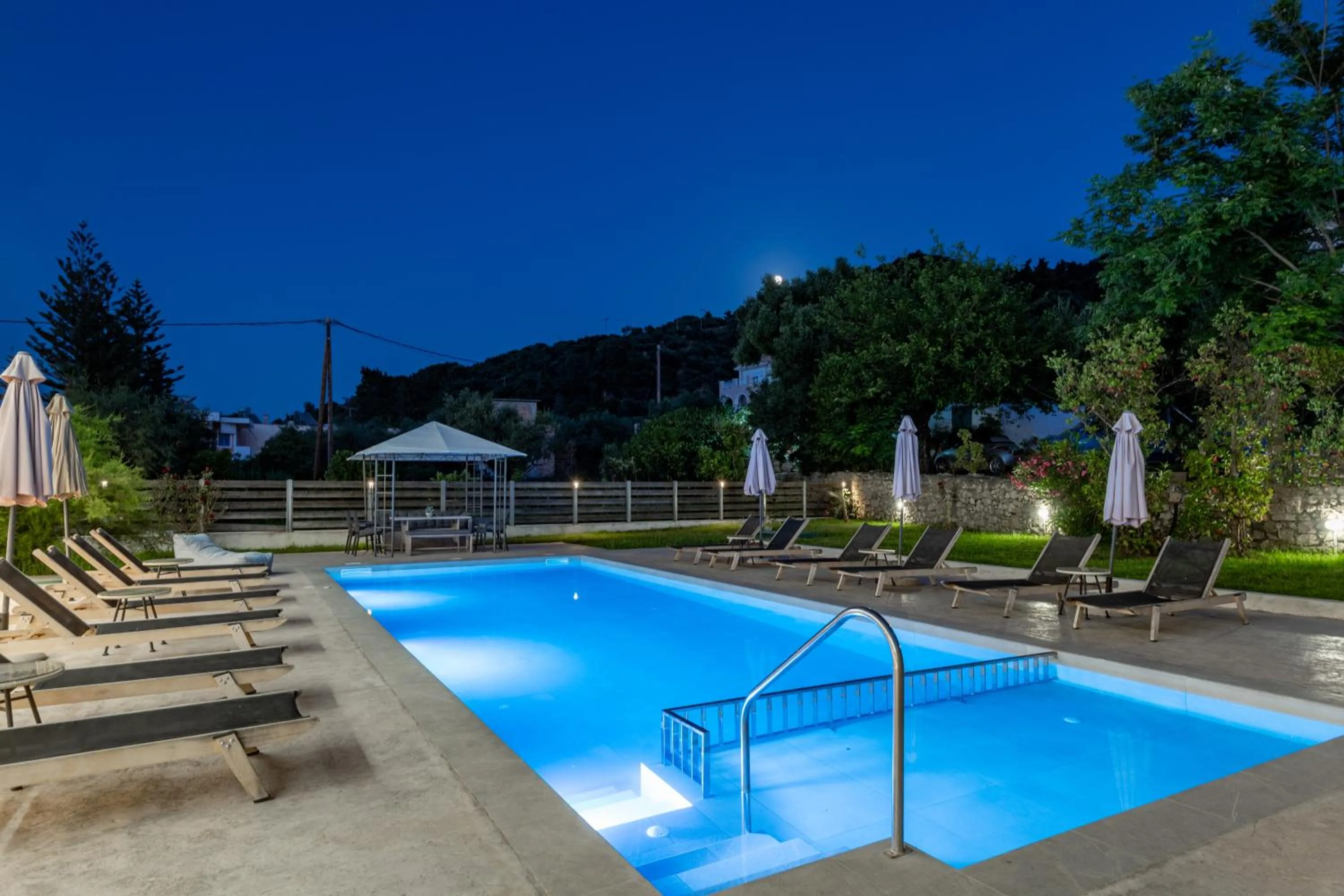 Swimming pool in Capriccio Studios