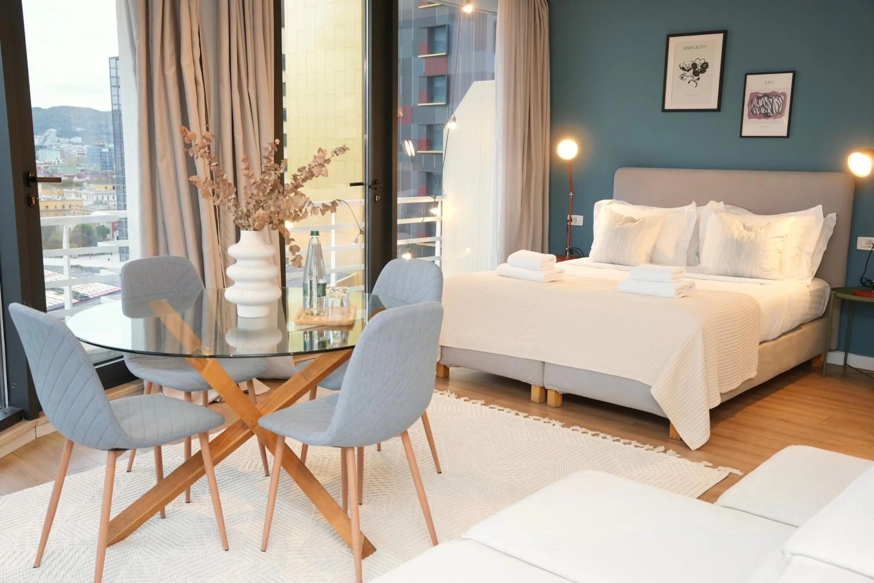 Bed in Rooftop Tirana