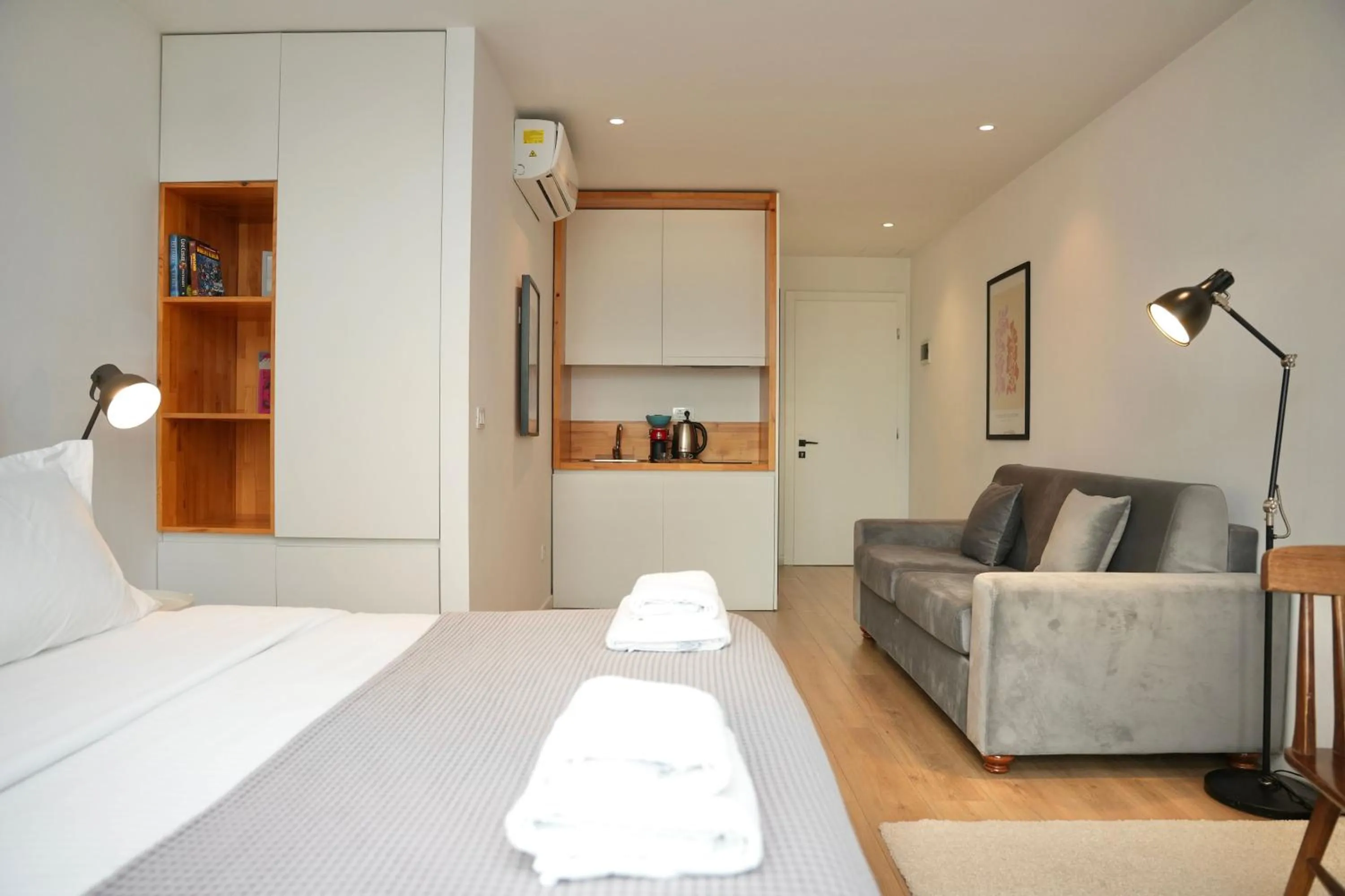 Bedroom, Bed in Rooftop Tirana