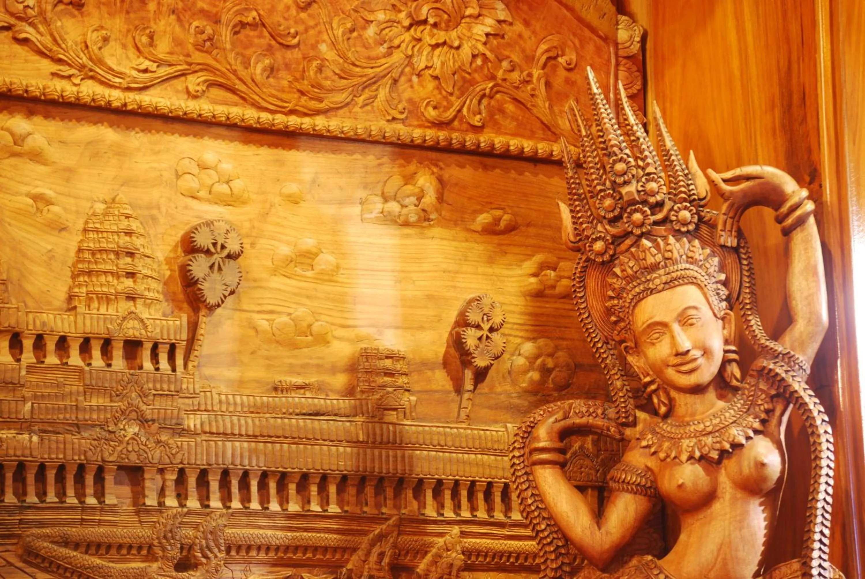 Decorative detail in Shining Angkor Apartment Hotel