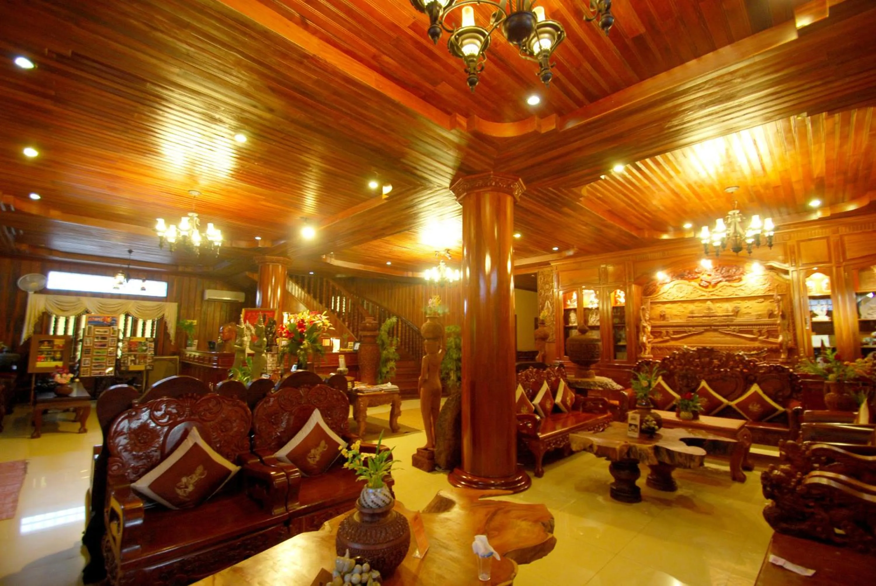 Lobby or reception in Shining Angkor Apartment Hotel