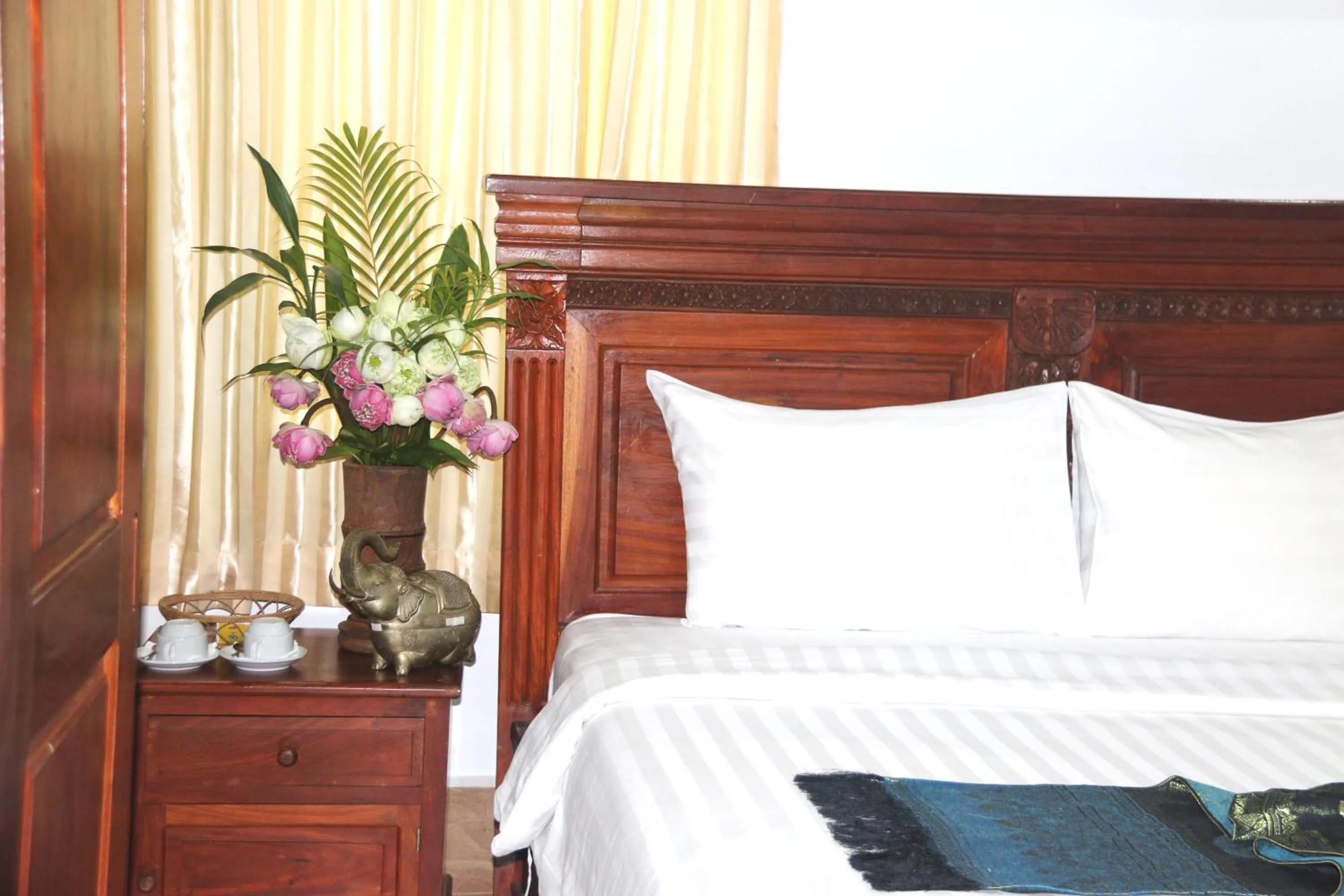 Bedroom, Bed in Shining Angkor Apartment Hotel