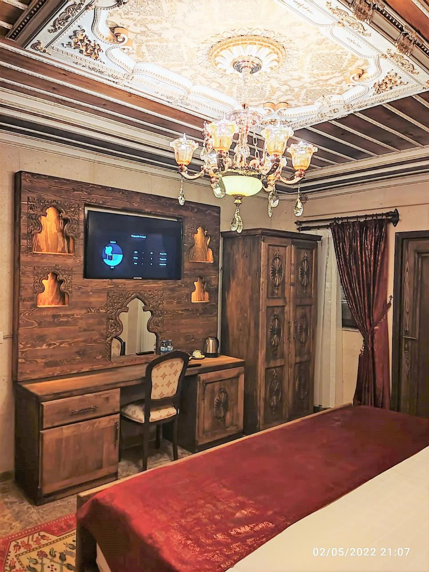 TV and multimedia, Bed in Cappadocia Caves Hotel