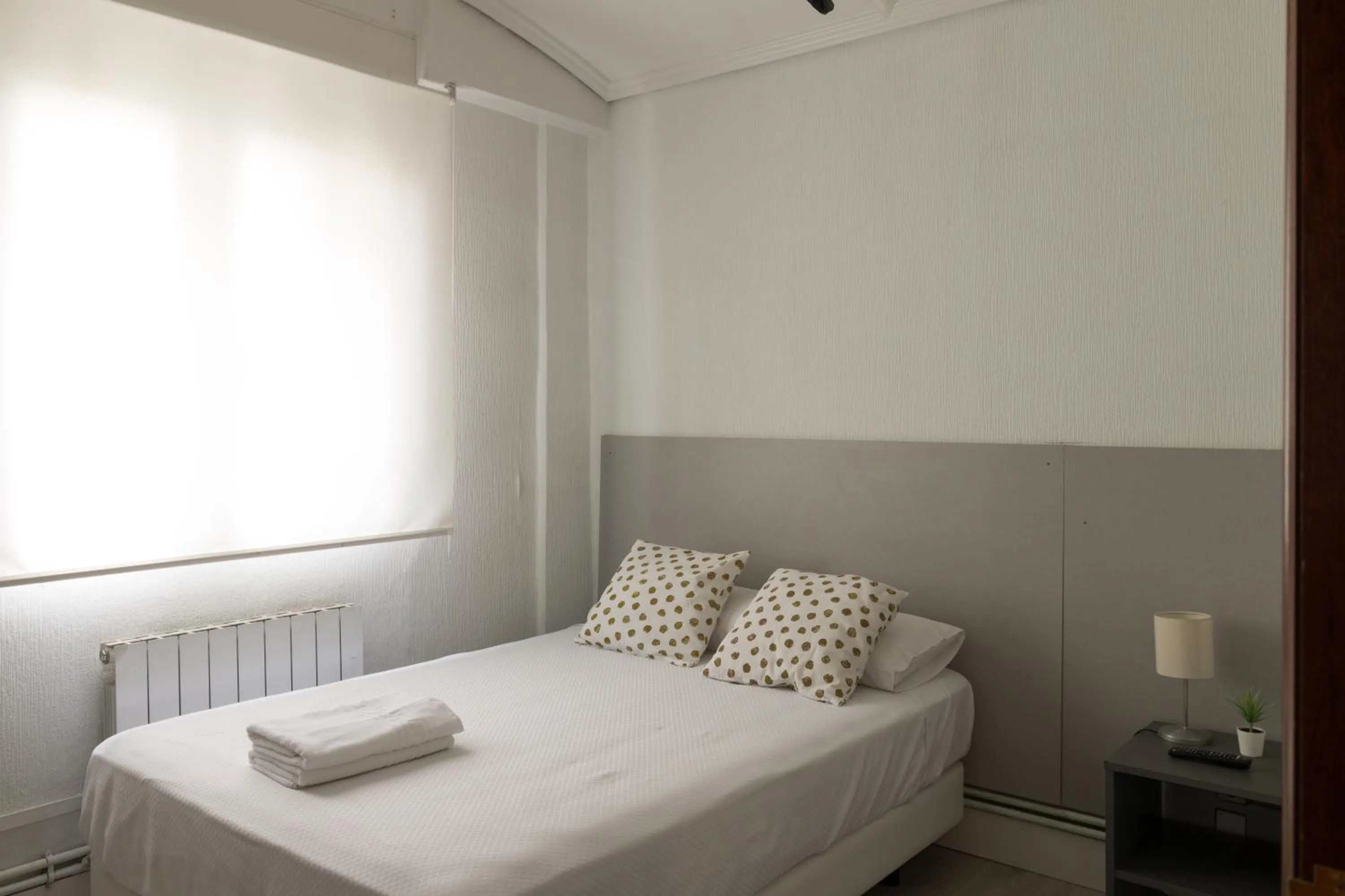 Bed in Pensión Arias