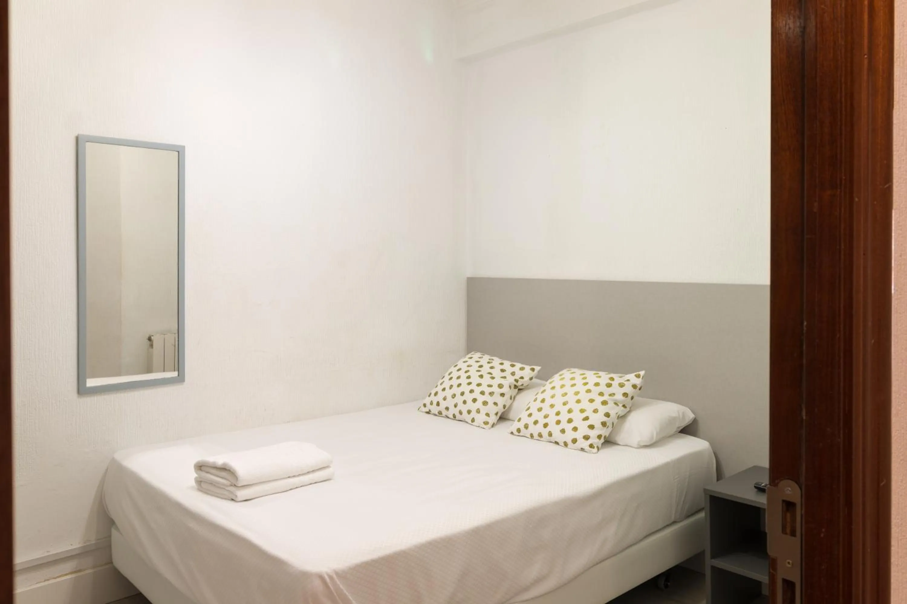 Bed in Pensión Arias