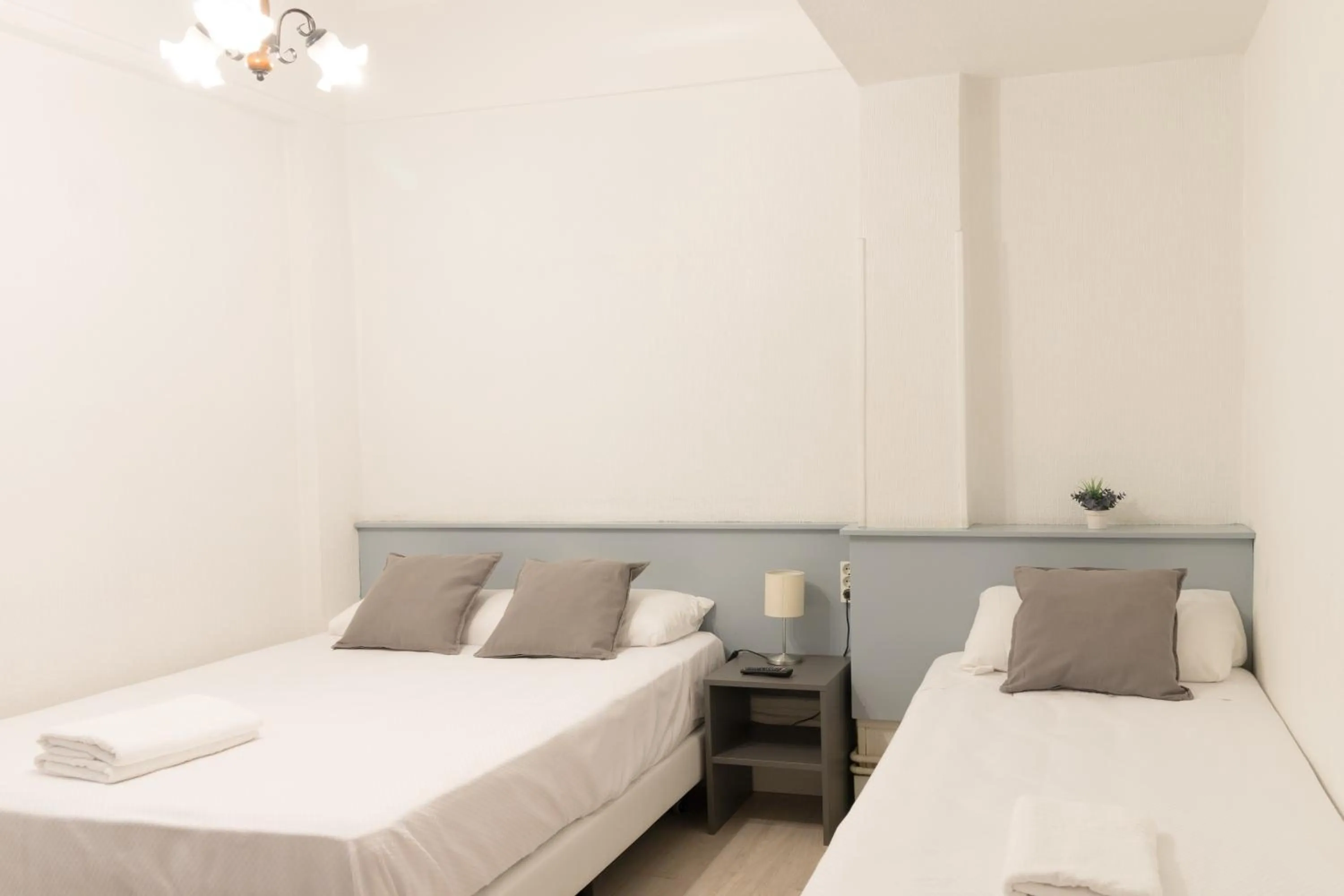 Bed in Pensión Arias