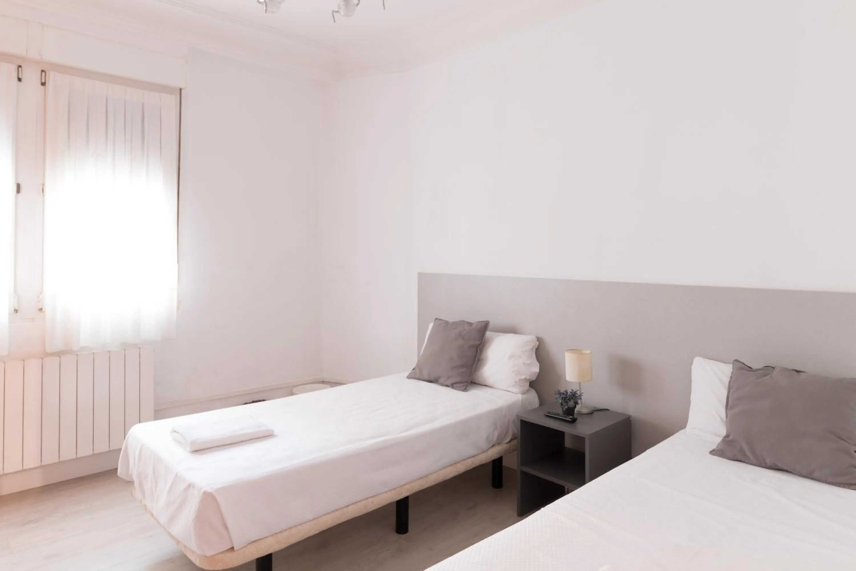 Bed in Pensión Arias