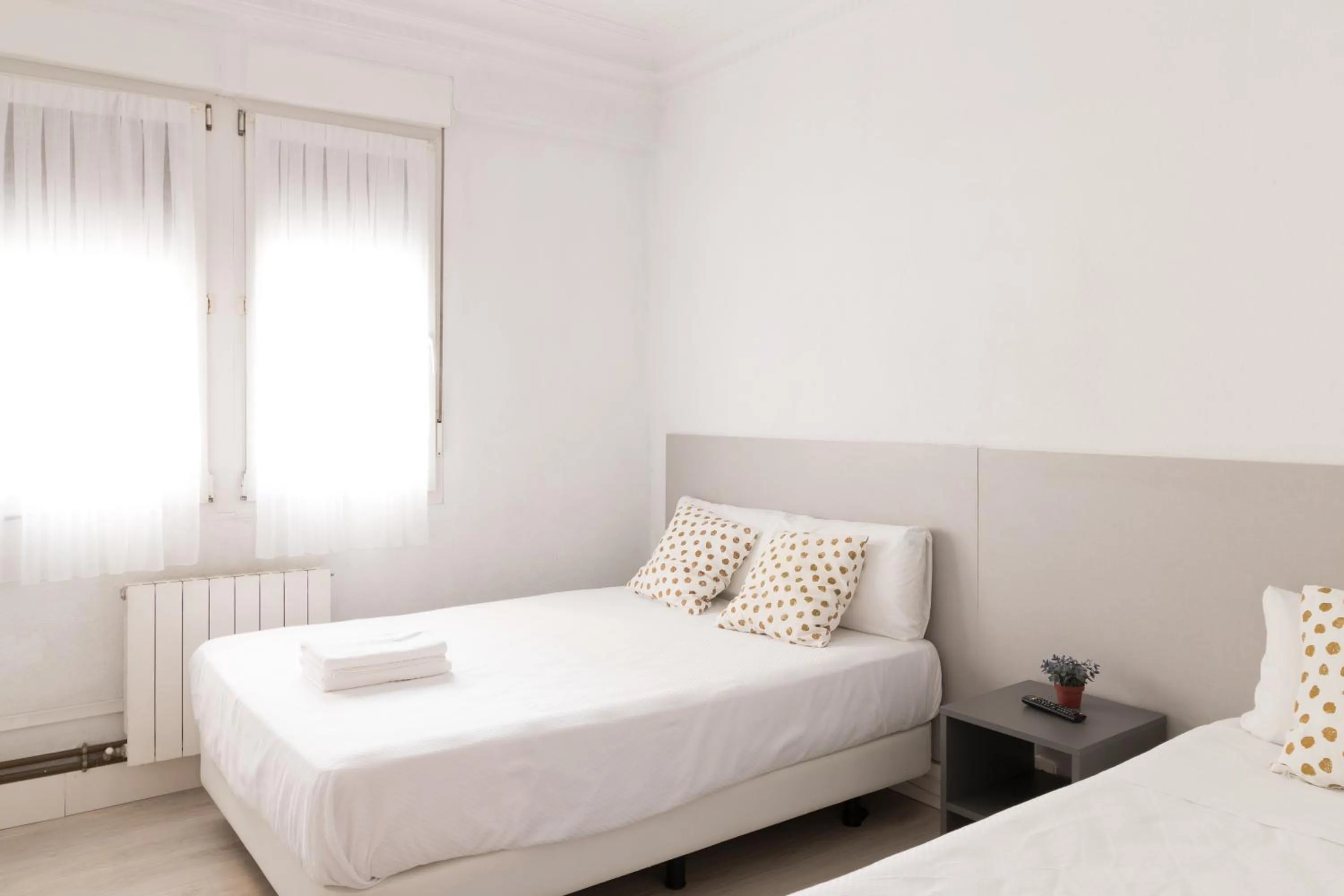 Bed in Pensión Arias