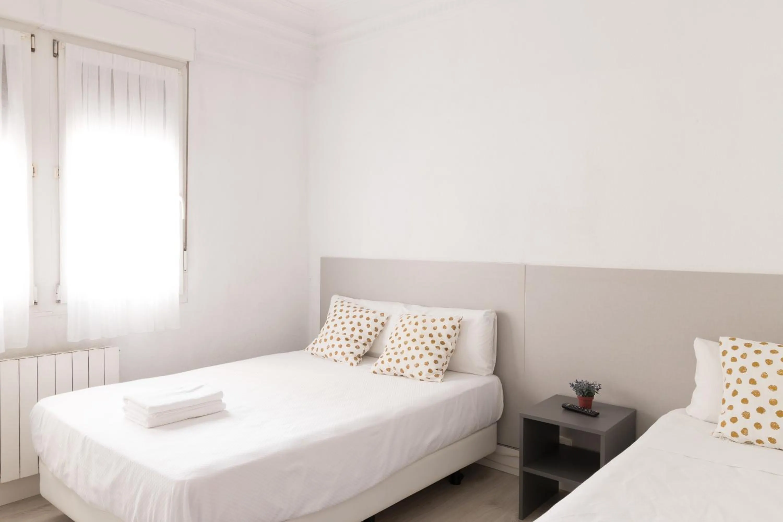 Bed in Pensión Arias