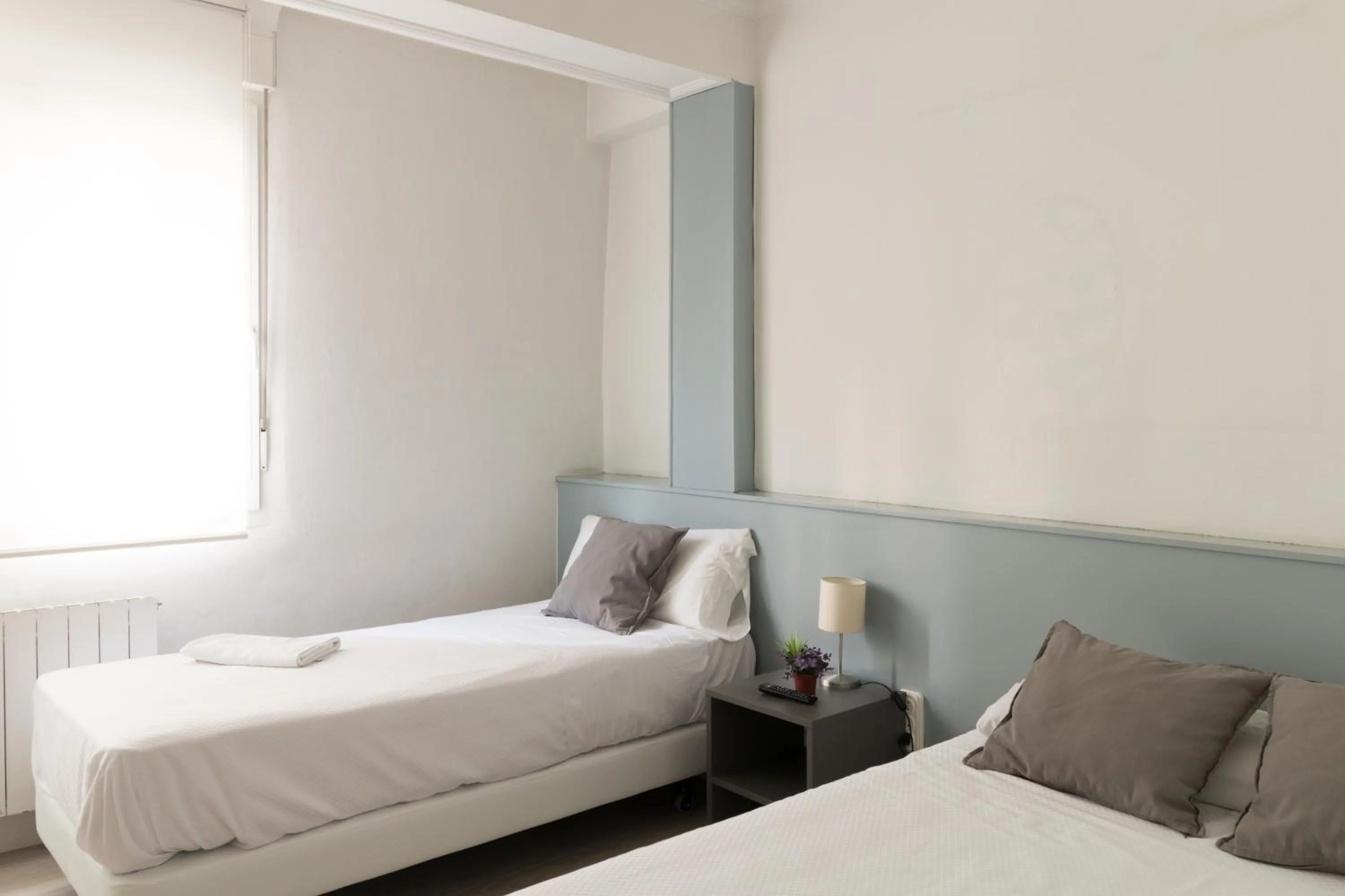 Bed in Pensión Arias