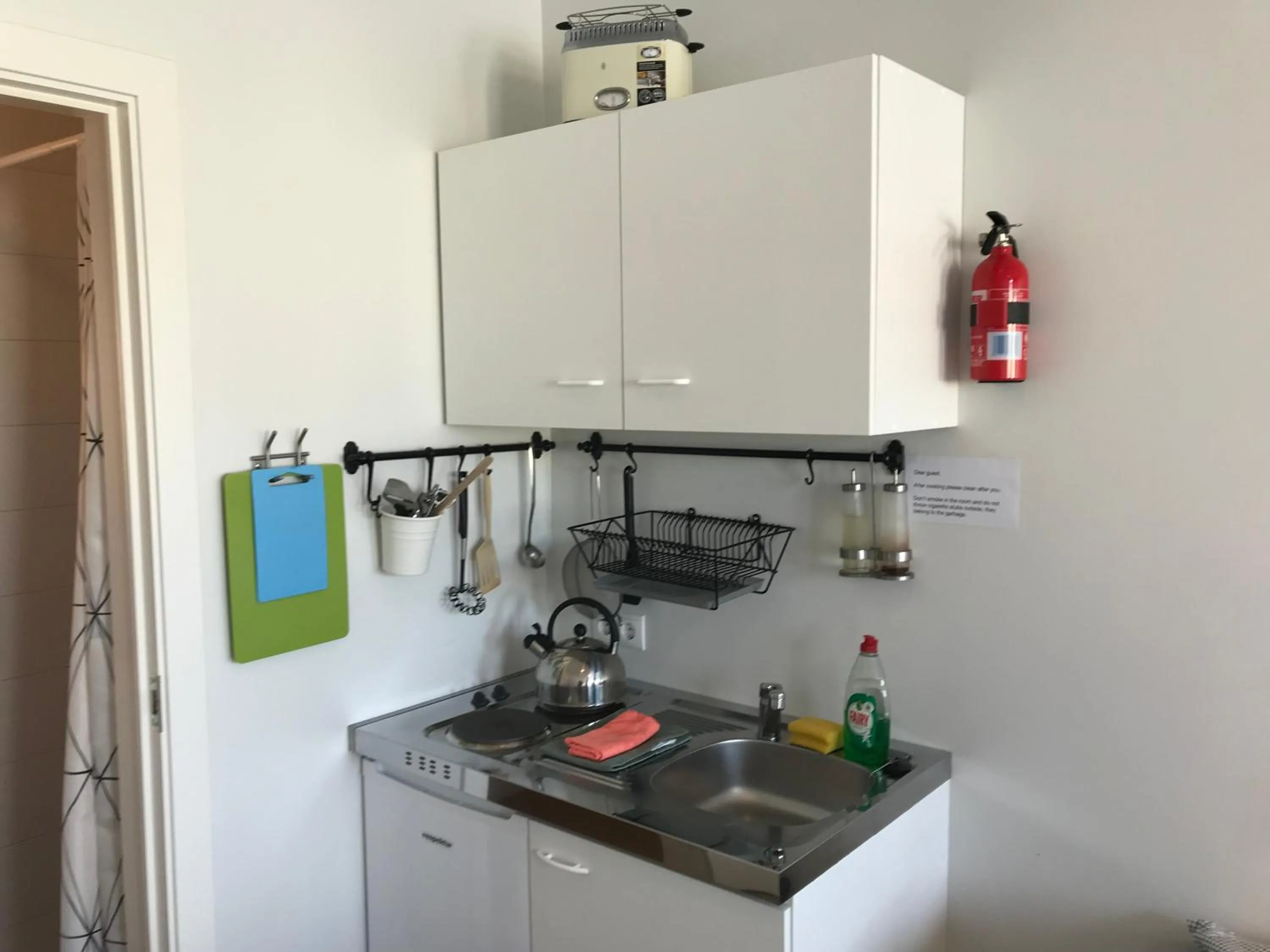 Kitchen or kitchenette in Lækjarkot Rooms and Cottages with Kitchen