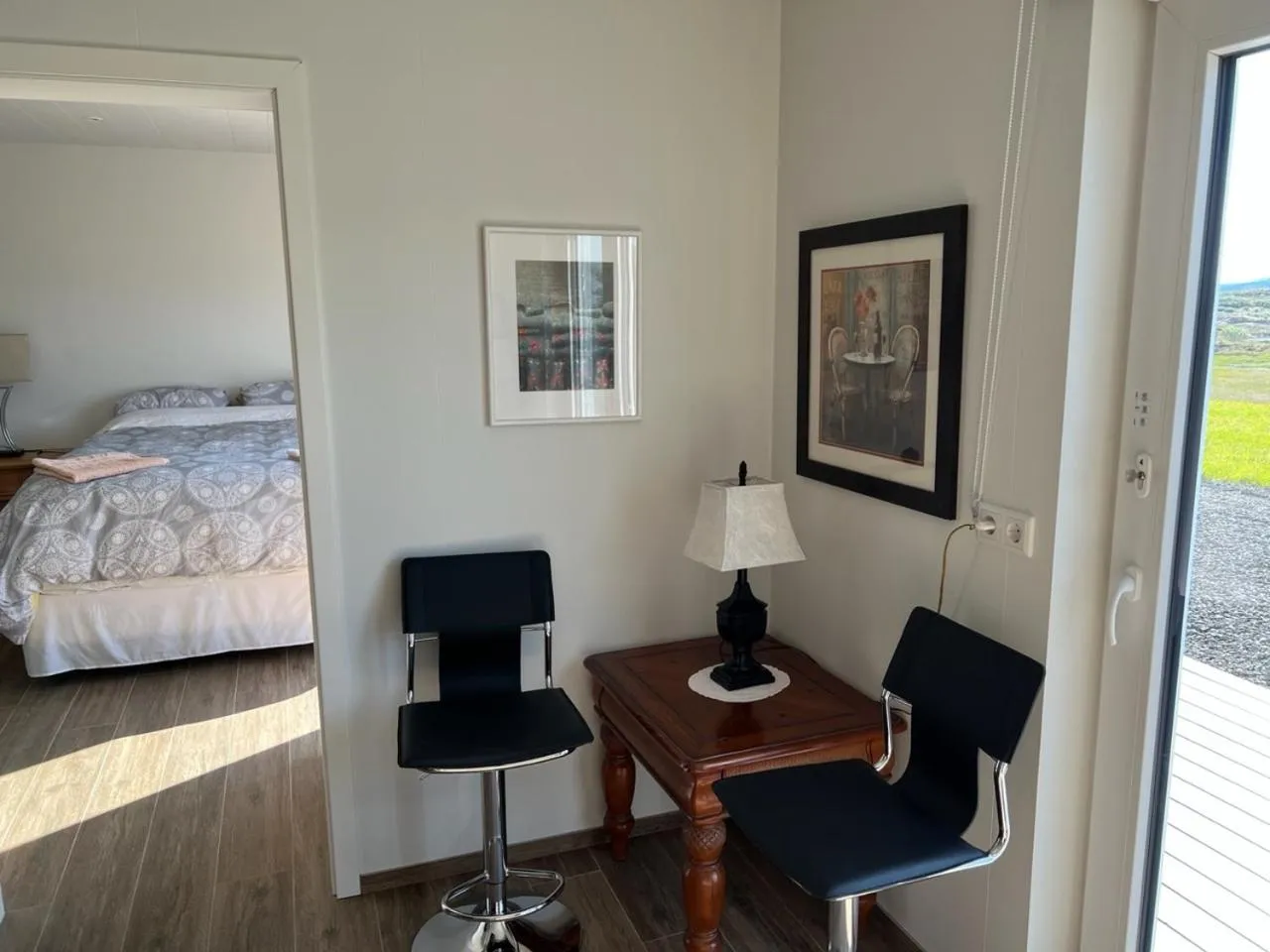 Photo of the whole room, Bed in Lækjarkot Rooms and Cottages with Kitchen