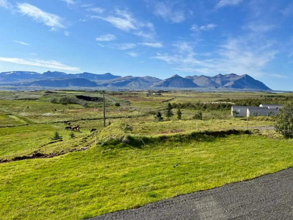 Natural landscape in Lækjarkot Rooms and Cottages with Kitchen