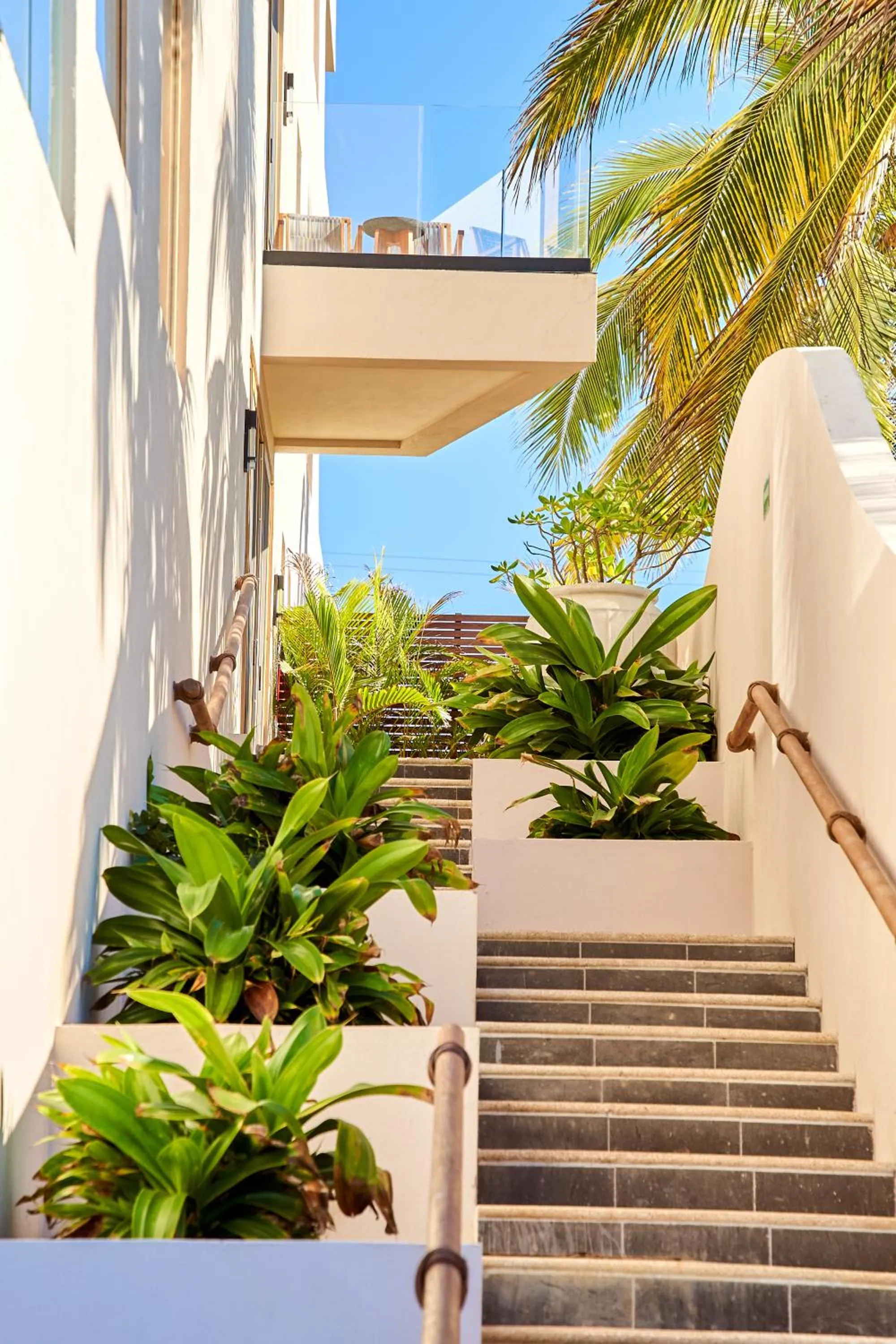 Garden view in Hotel Basalto