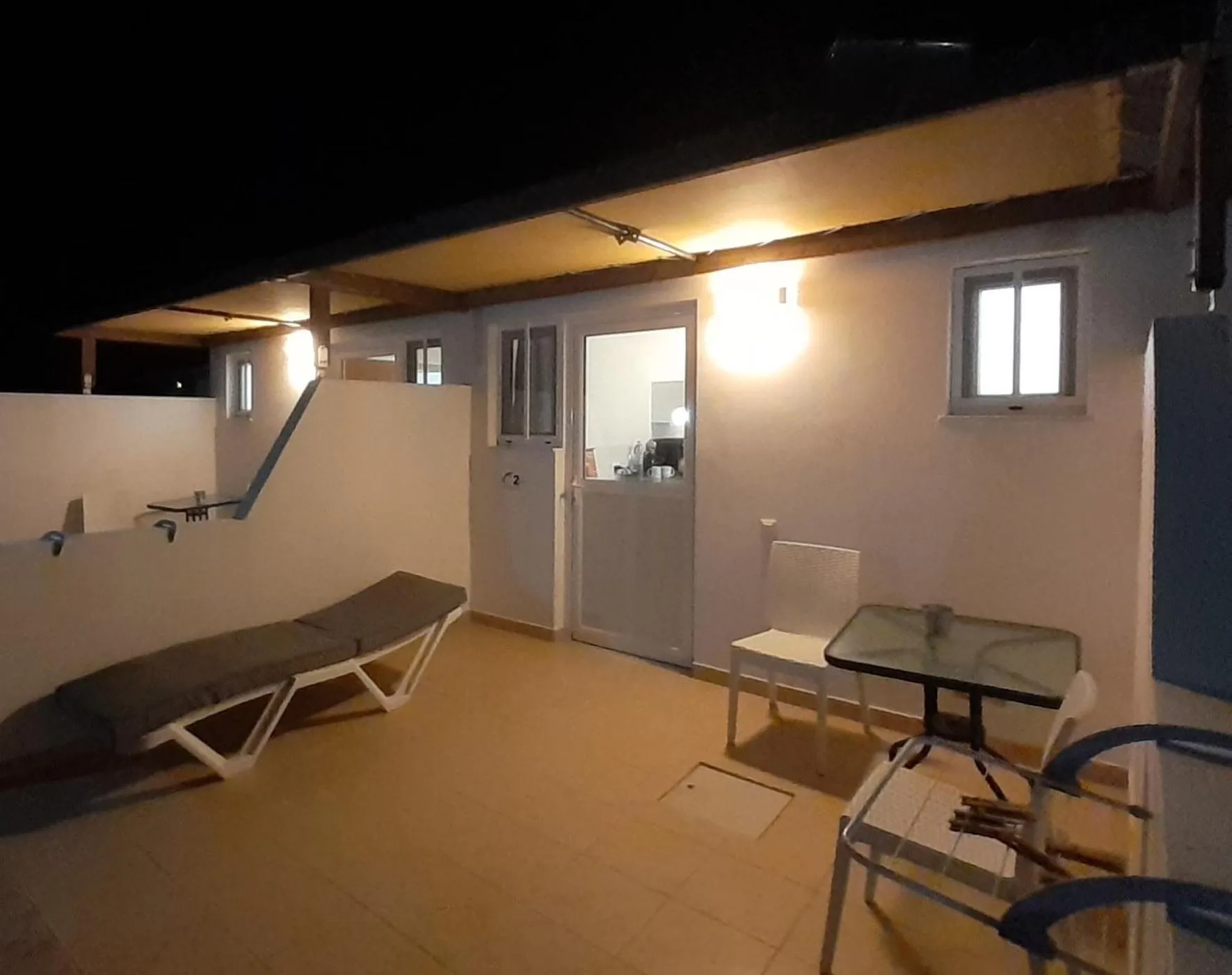 Patio in Delphini Studios - for the disabled