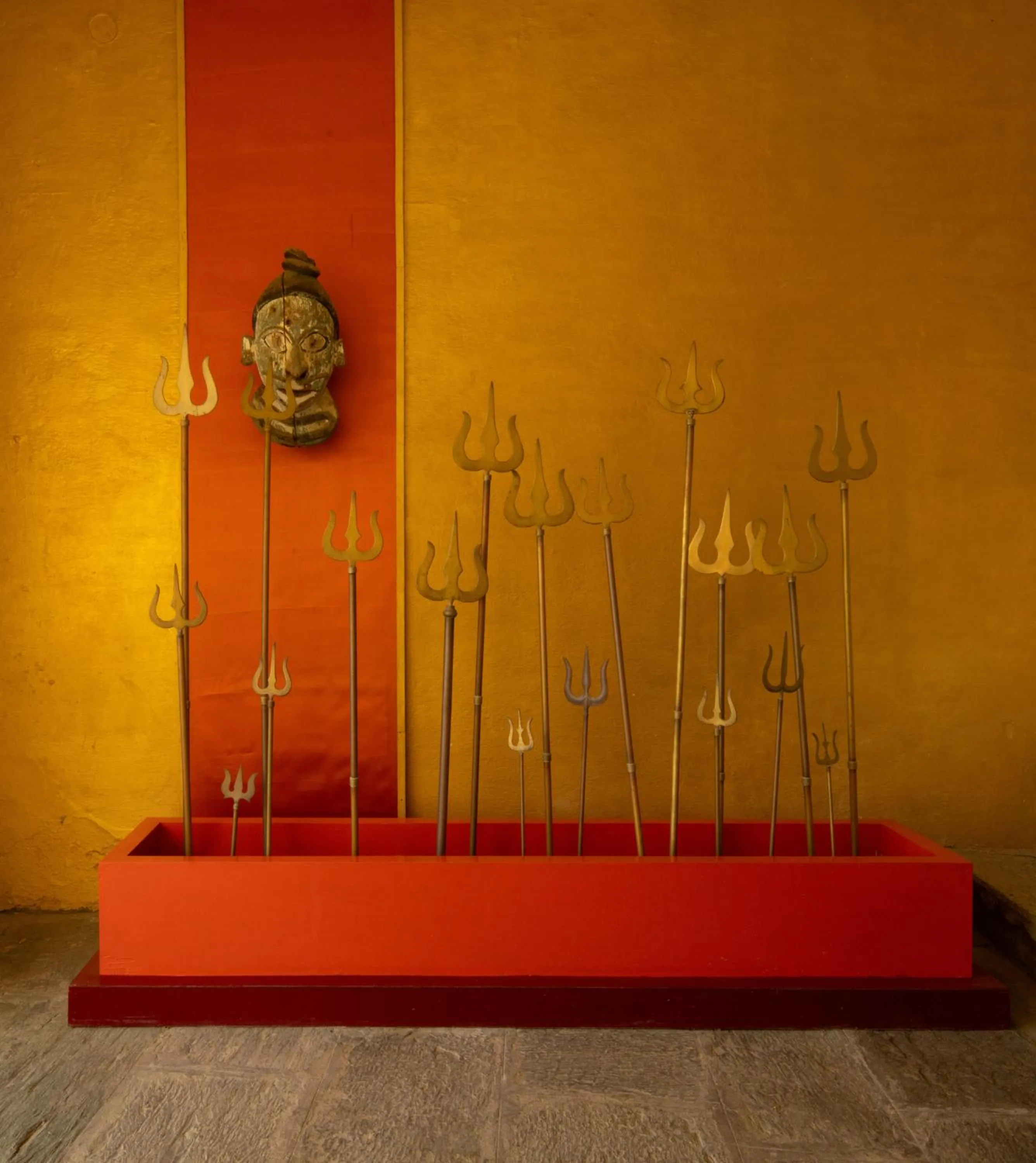 Decorative detail in RAAS Devigarh