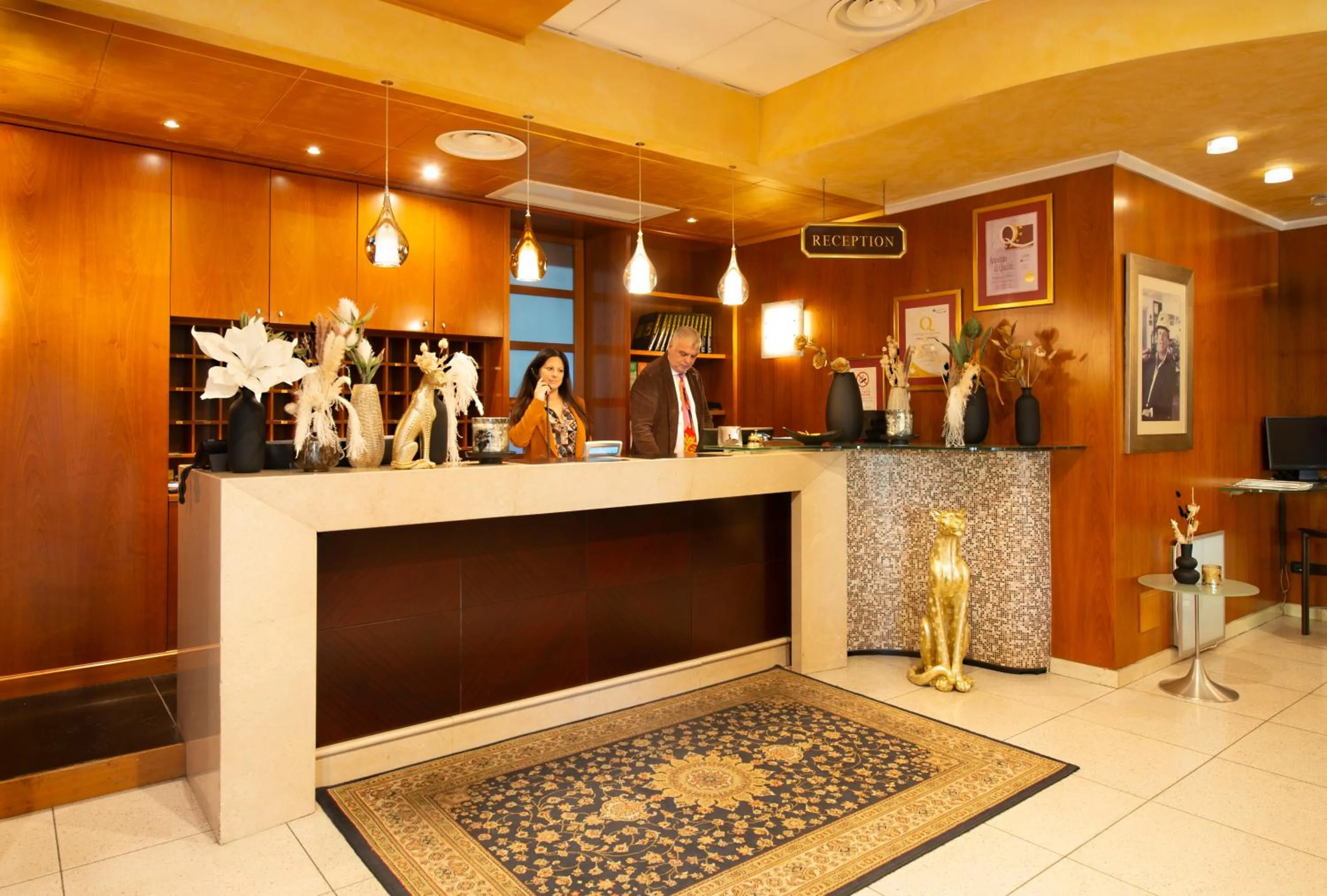 Lobby or reception in Castagna Palace Hotel & Restaurant