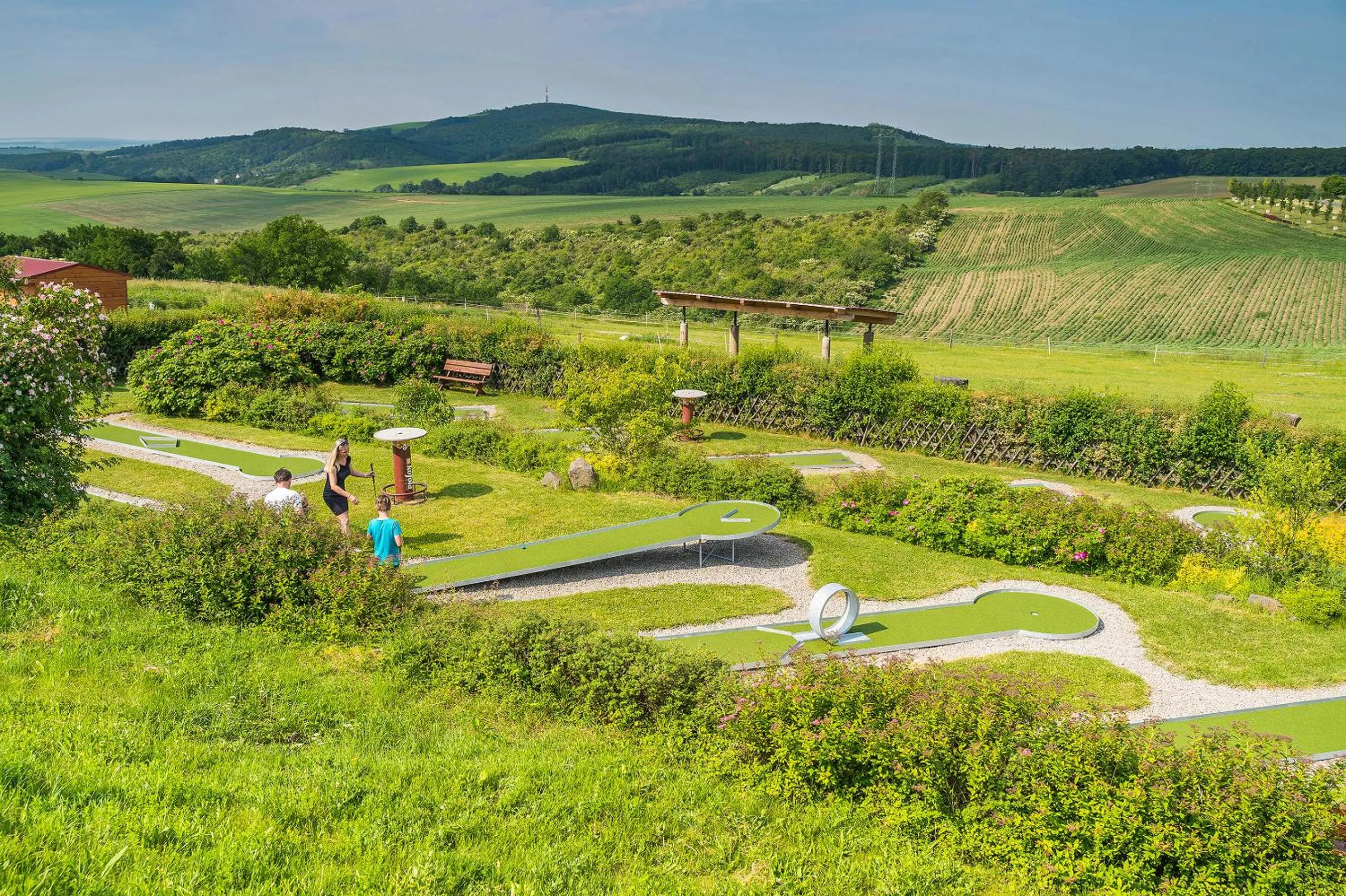 Minigolf in Bukovanský mlýn