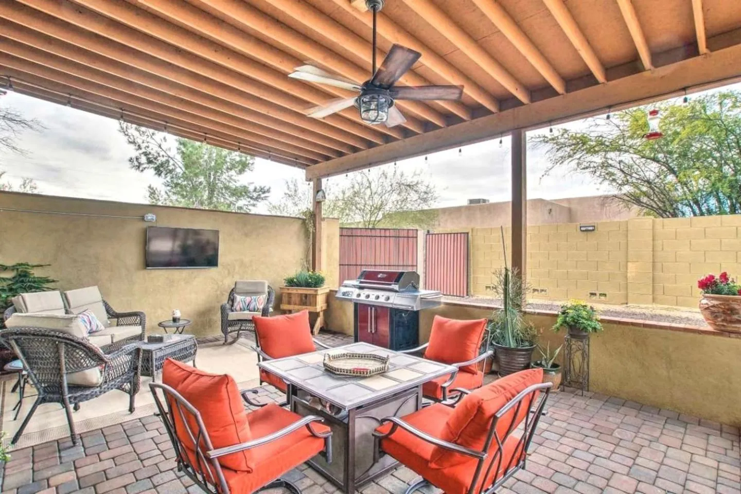 Patio in Private, Quite Casita , N. Scottsdale area,Private Pool & Patio, Cave Creek Az.